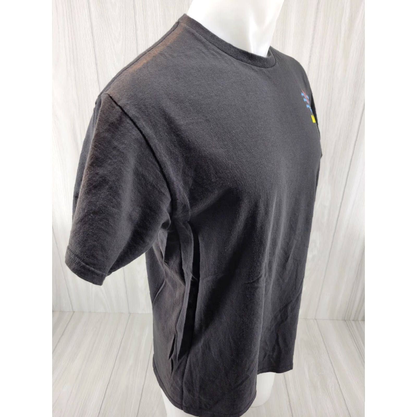 Vintage Alvins Island Surf Company T Shirt Mens Large Black Distressed Logo Short Sleeve Crew Neck Cotton Mens Regular Size US L / EU 52-54 / 3 - 6 Thumbnail