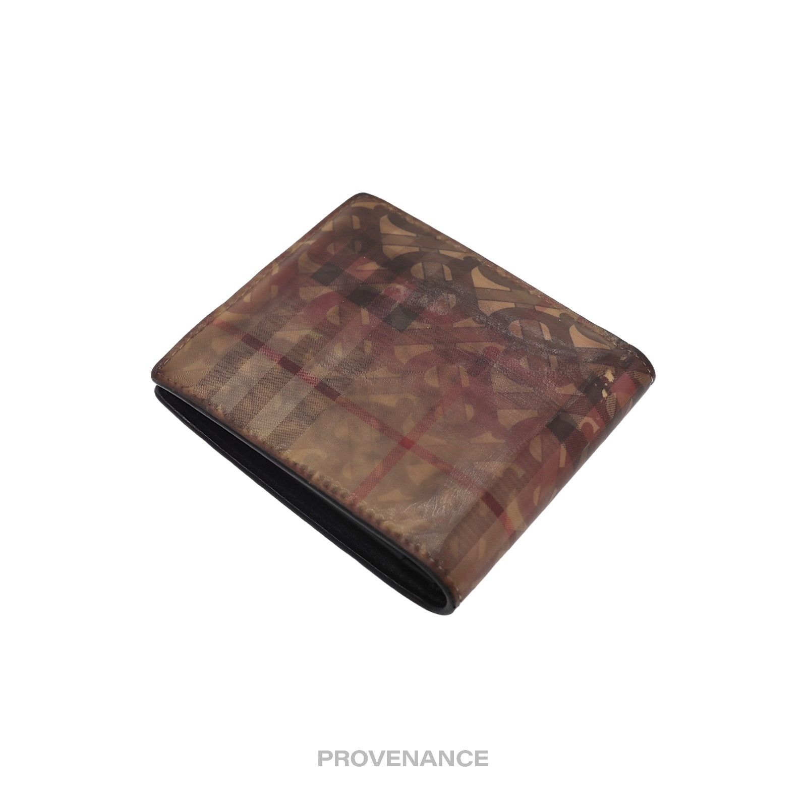 Burberry 🔴 Burberry Bifold Wallet - Hologram TB Monogram Check Size ONE SIZE - 3 Thumbnail