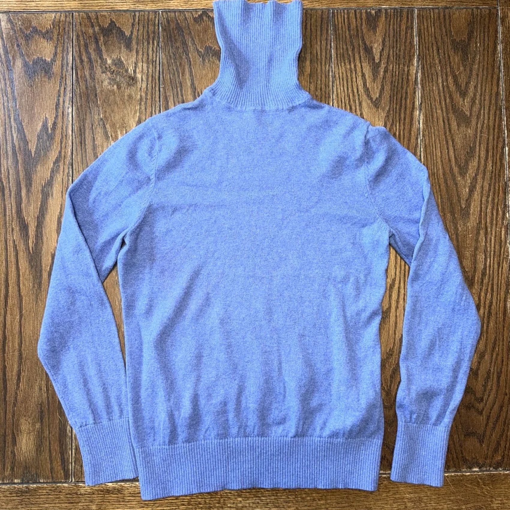Vintage VINTAGE L.L.Bean Sweater Womens Small Blue Turtleneck Cotton Cashmere Pullover Outdoors Mens? Size S / US 4 / IT 40 - 3 Thumbnail