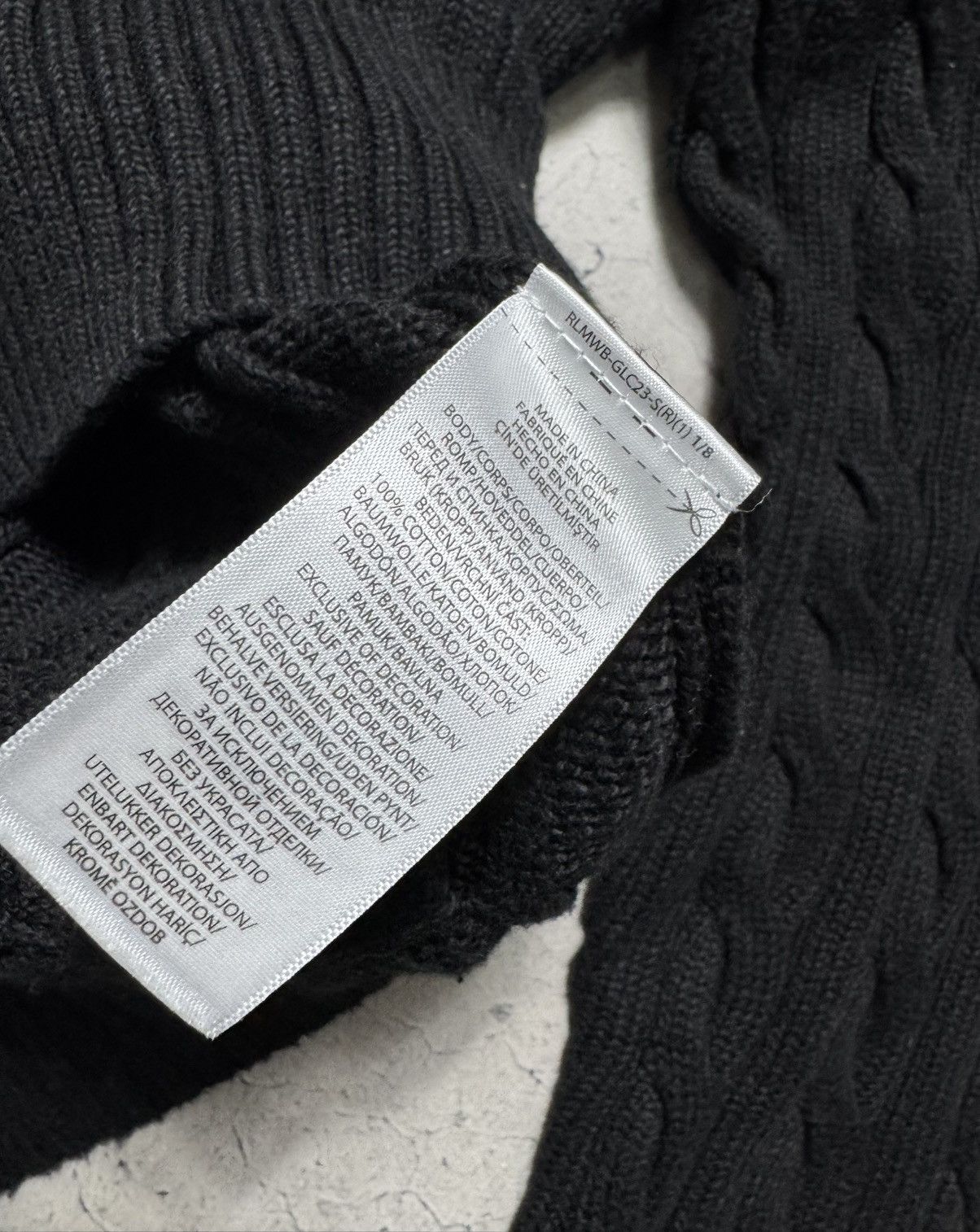 Polo Ralph Lauren Polo Ralph Lauren Black Cable Knit Sweater Size XXL PRL Size US XXL / EU 58 / 5 - 6 Thumbnail