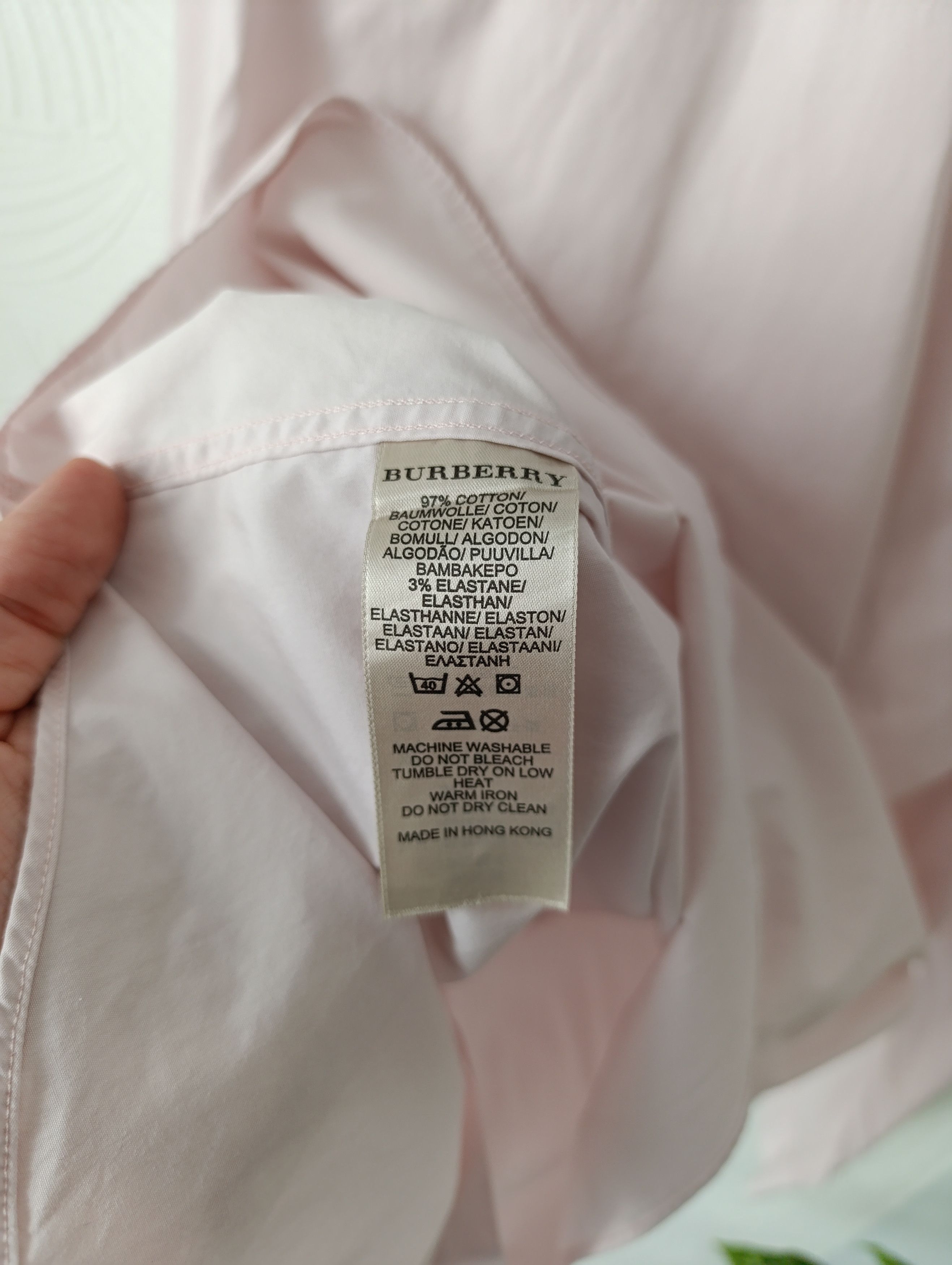 Burberry MEN'S BURBERRY BRIT LONG SLEEVE SHIRT Size US M / EU 48-50 / 2 - 18 Thumbnail