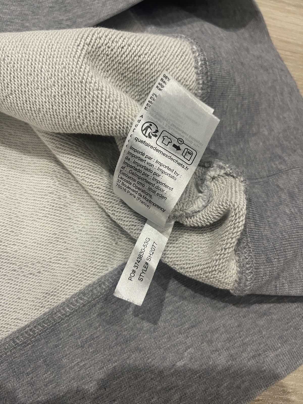 Lacoste Lacoste grey sweatshirt jumper sweater XXL Size US XL / EU 56 / 4 - 12 Thumbnail