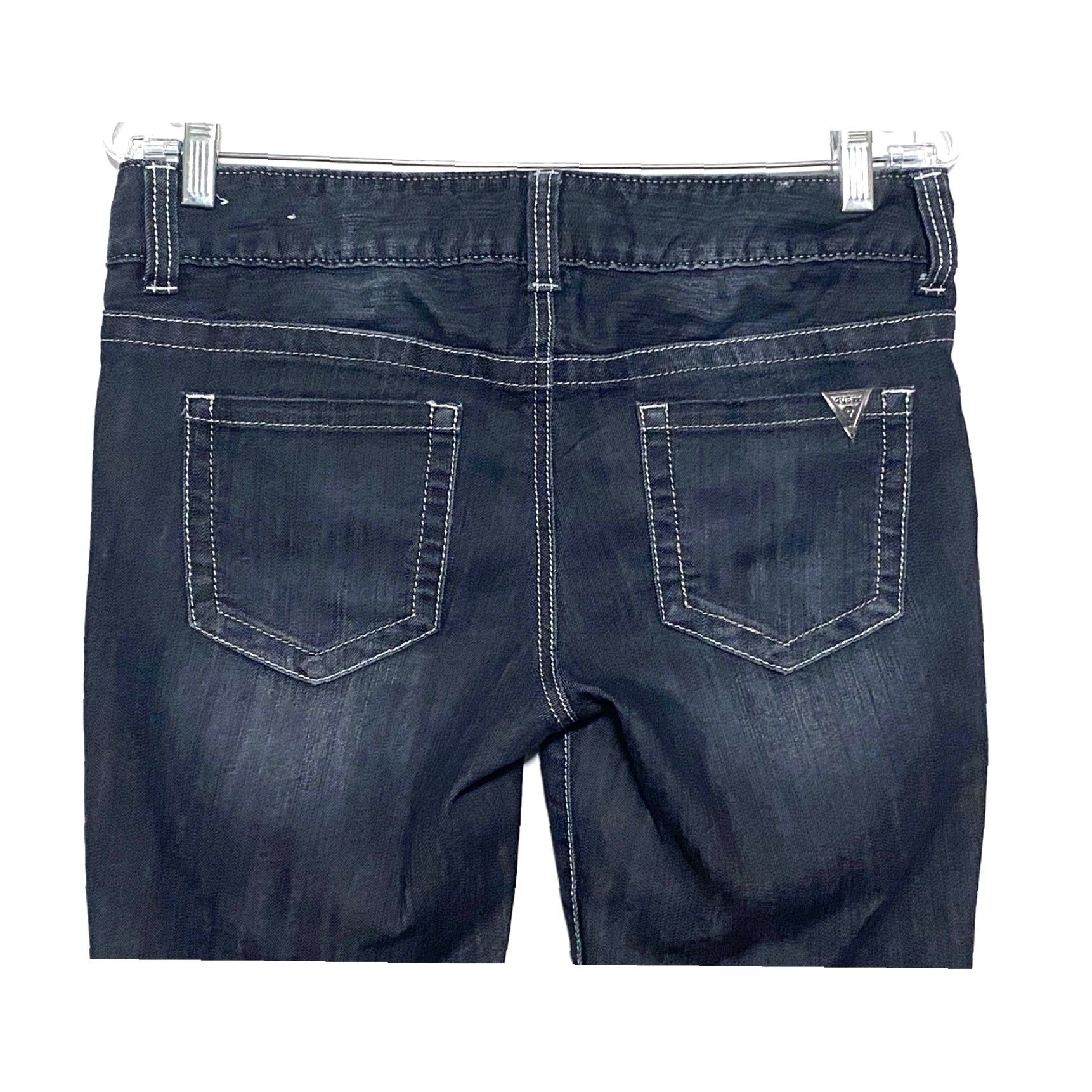Guess Guess Jeans Pismo Straight Denim Womens 29 Dark Wash Stretch Capsule Normcore Jeans Mens? Size 29" - 5 Thumbnail