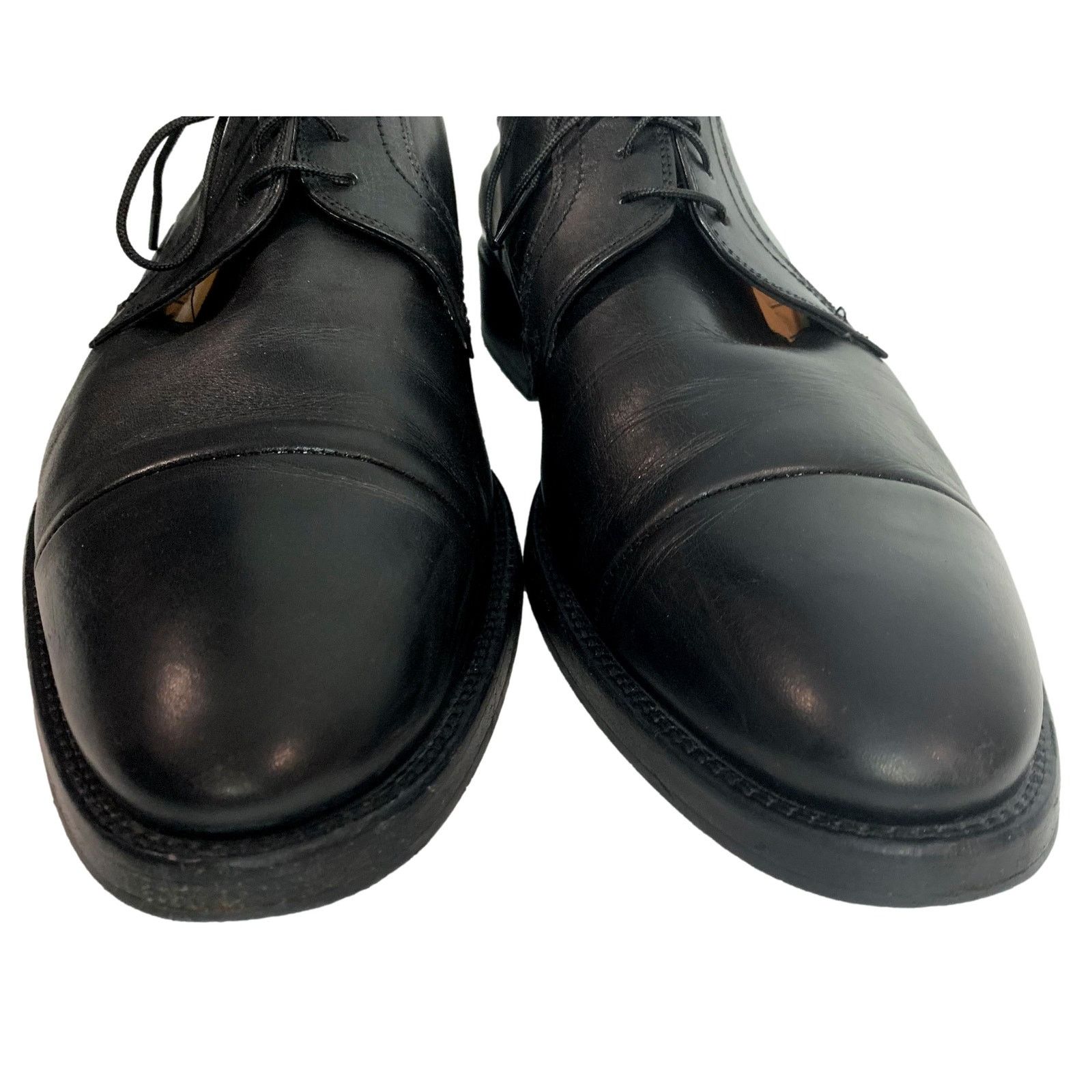 Dolce & Gabbana Dolce & Gabbana Black Leather Cap Toe Oxfords Men 9.5 Size US 9 / EU 42 - 5 Thumbnail