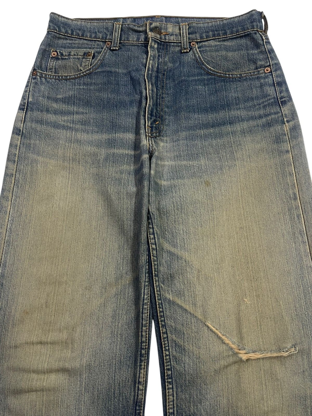 Levi's Vintage 90s Levis 512 Mud Wash Distress Style Loose Jeans Size US 31 - 3 Thumbnail