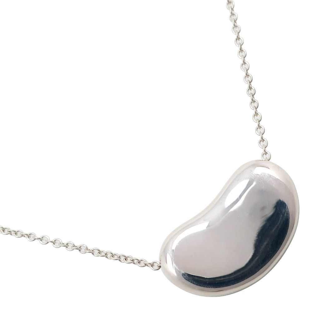 Tiffany & Co. Tiffany & Co. Tiffany Bean Necklace Silver 925 Necklace Metal Necklace Size ONE SIZE - 1 Thumbnail