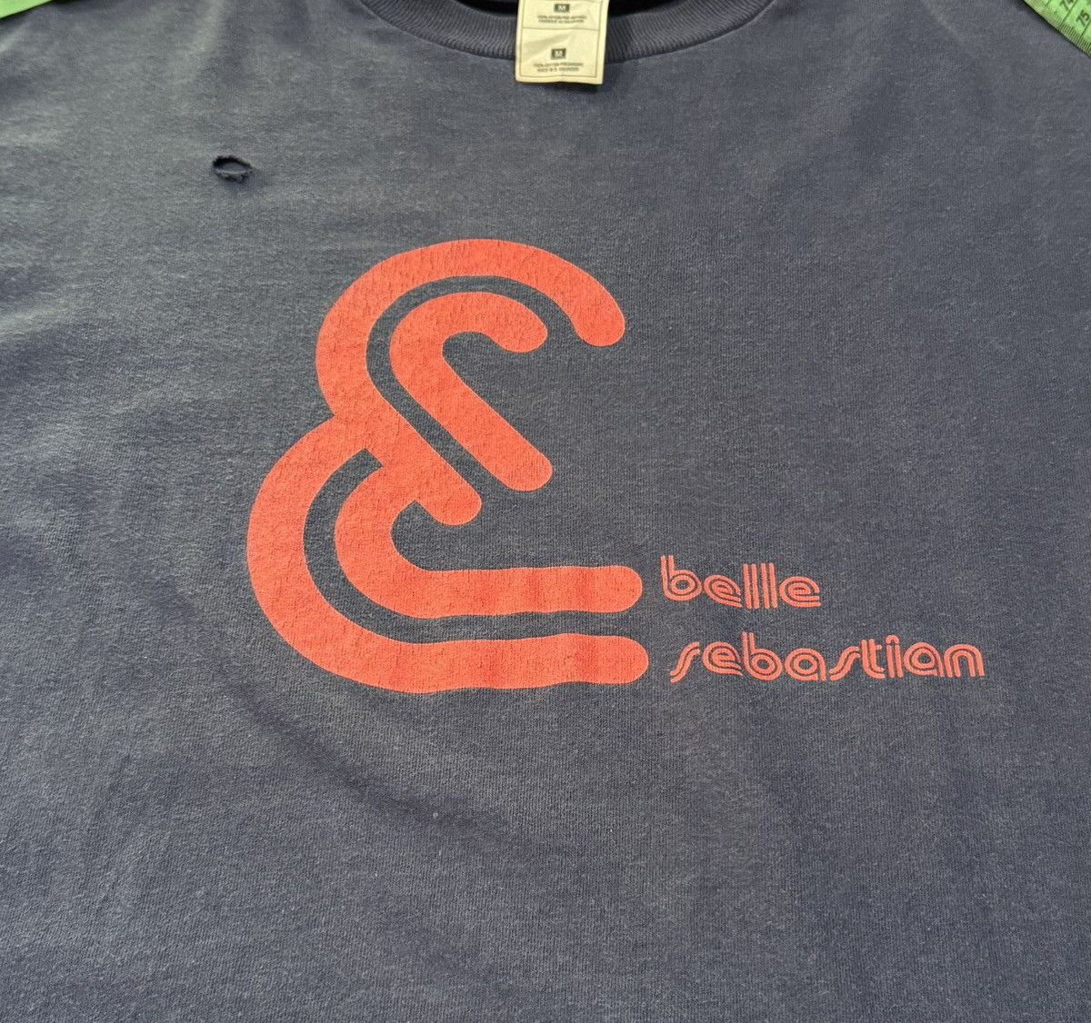 Band Tees Thrashed Vintage 90s Belle Sebastian Faded Grunge Tee Size US M / EU 48-50 / 2 - 7 Thumbnail
