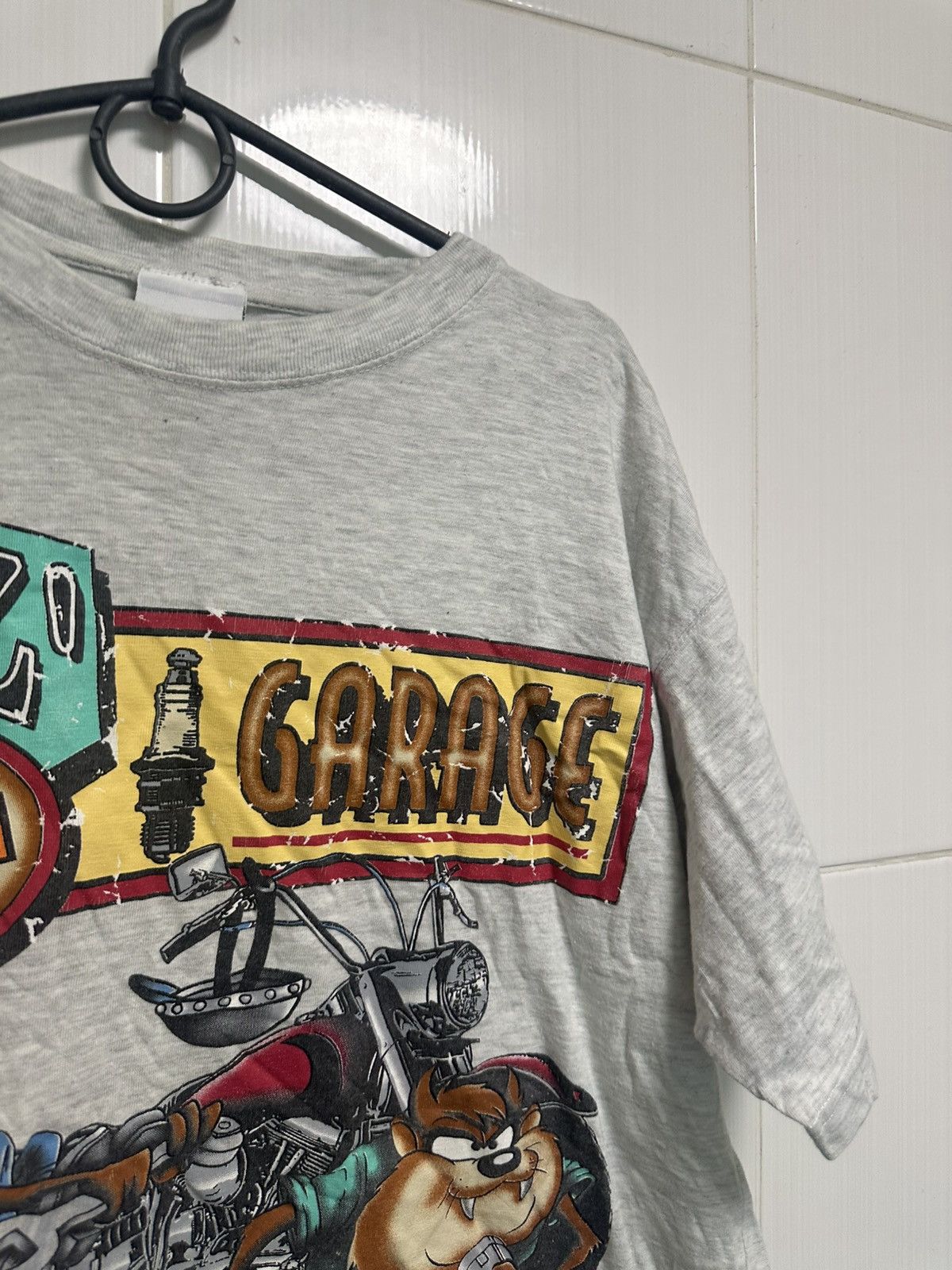 Harley Davidson × Warner Bros Vintage 1998 Harley Davidson Looney Tunes Taz Garage Riders Size US L / EU 52-54 / 3 - 2 Thumbnail