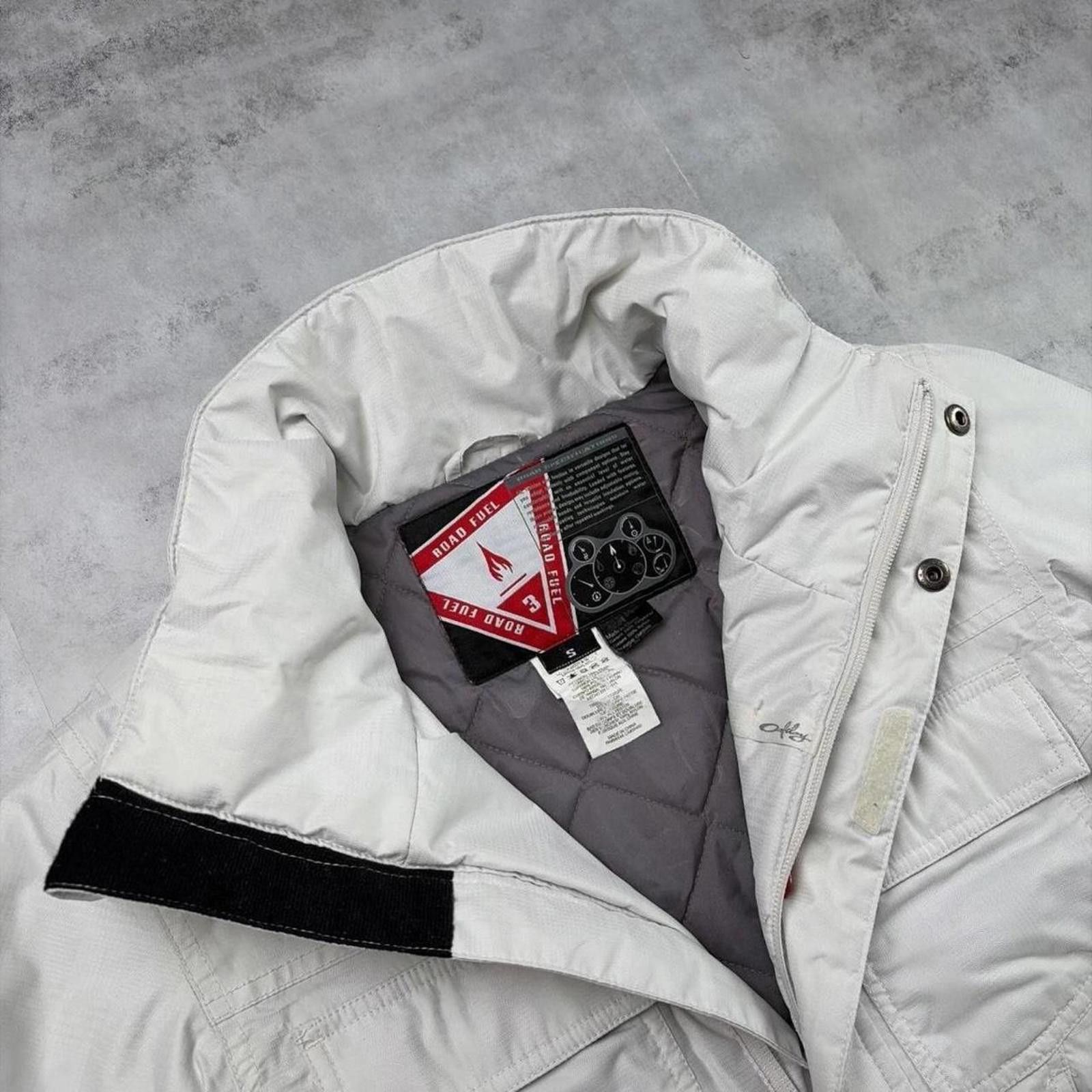 Oakley Y2K White Oakley Road Fuel Ski Snow Jacket Size S / US 4 / IT 40 - 6 Thumbnail