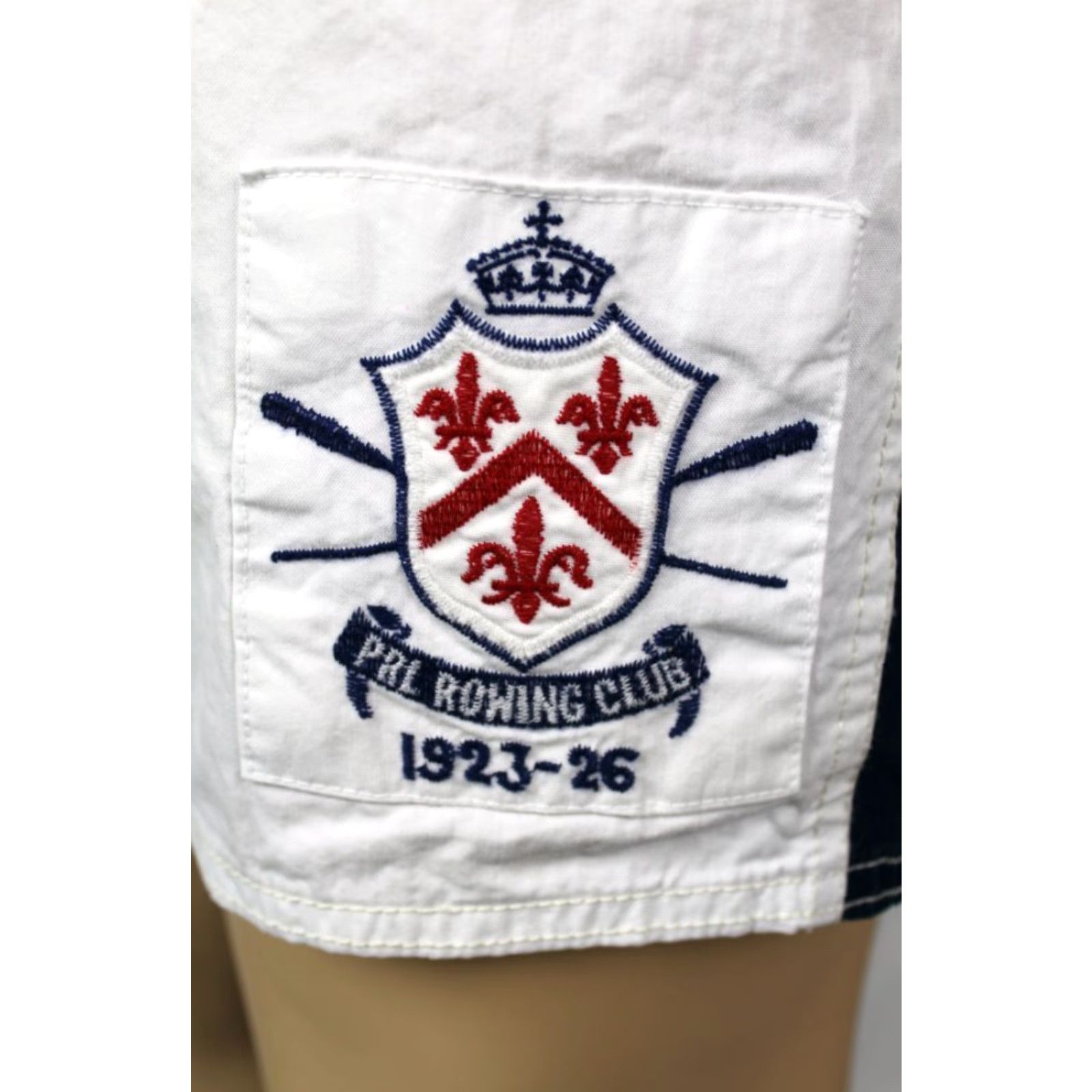 Ralph Lauren Ralph Lauren WHITE NAVY BLUE ROWING CLUB SWIM SHORTS TRUNKS NWT 30 Size US 30 / EU 46 - 2 Thumbnail