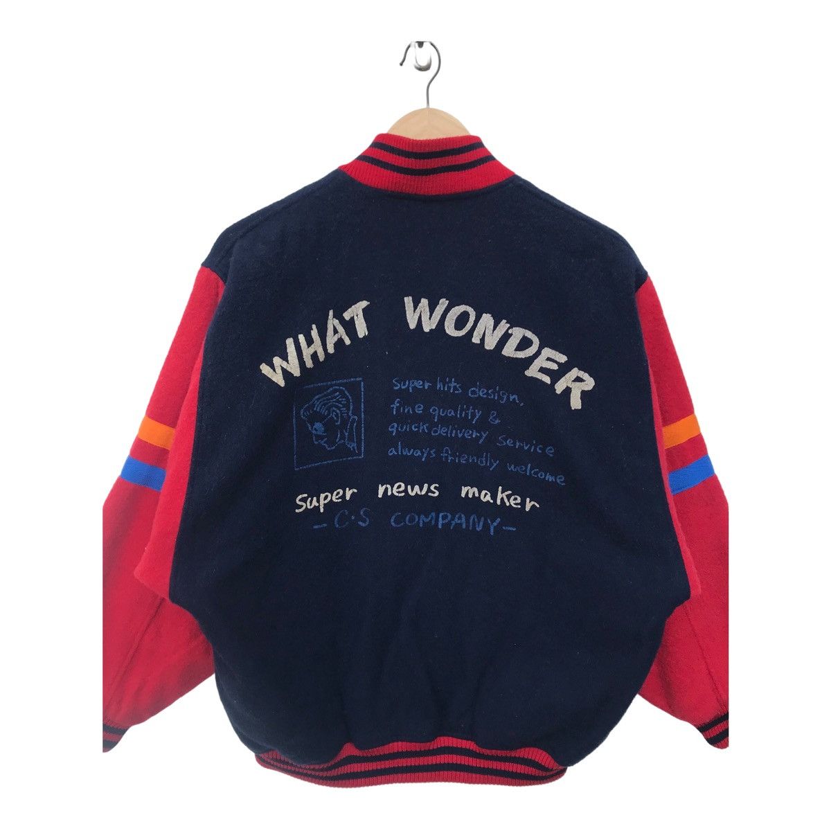Japanese Brand Urban Style Multicolour Streetwear Varsity Jacket Size US M / EU 48-50 / 2 - 8 Thumbnail