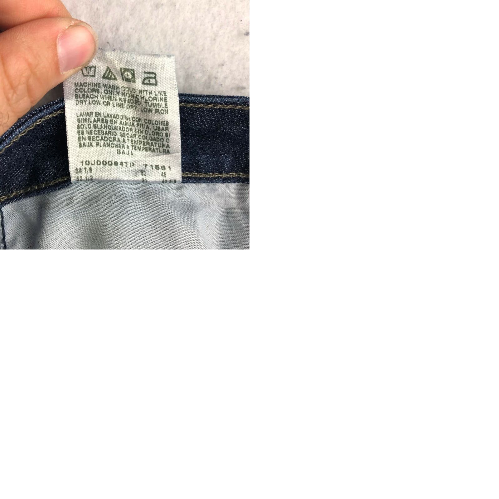 Lee Riders by LEE Mid Rise Bootcut Jeans Womens Size 12 Medium Blue Denim Regular Rise 29 in Inseam Cotton Denim Classic VINTAGE? No Vintage Size 34" / US 12 / IT 48 - 9 Thumbnail