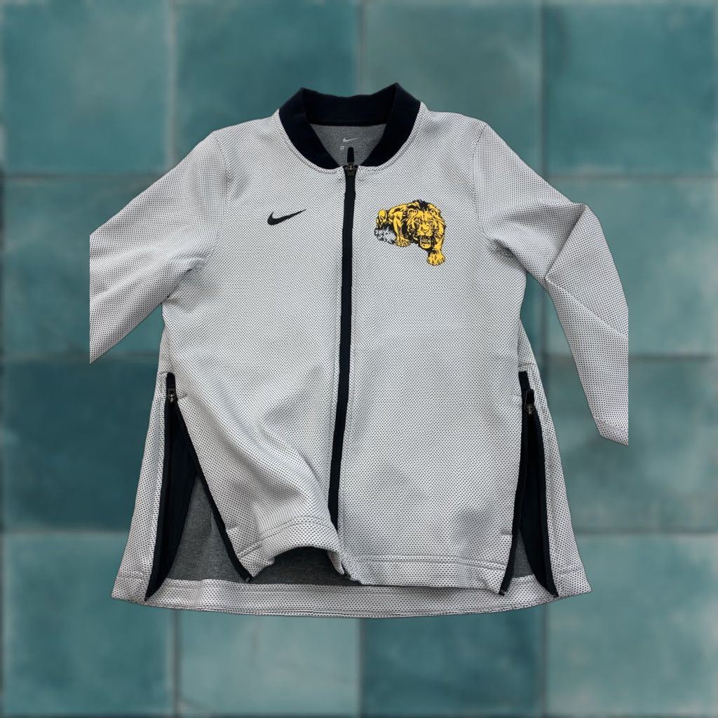 Nike Nike Jacket Womens Medium Gray Lion Logo Full Zip Therma Flex Size M / US 6-8 / IT 42-44 - 1 Thumbnail