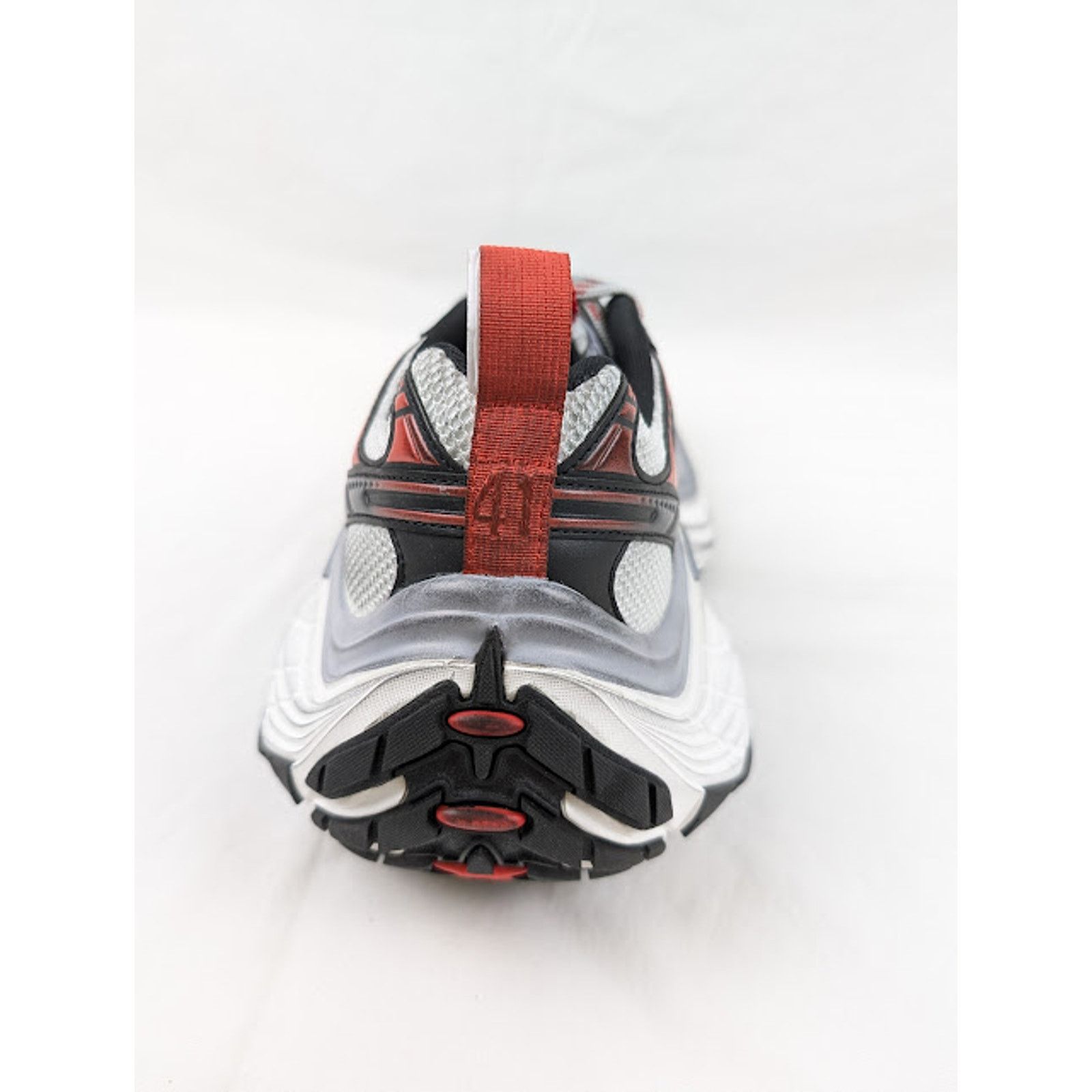 Balenciaga o1rshd1 10XL Sneakers Mesh in Grey/White/Red Size US 9 / EU 42 - 9 Thumbnail