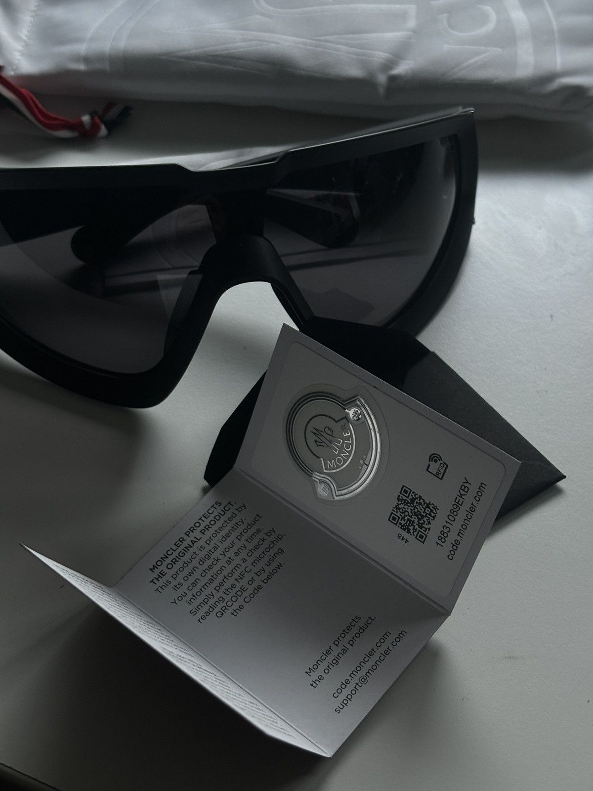 Moncler Moncler wrapid shield Sunglasses Size ONE SIZE - 5 Thumbnail