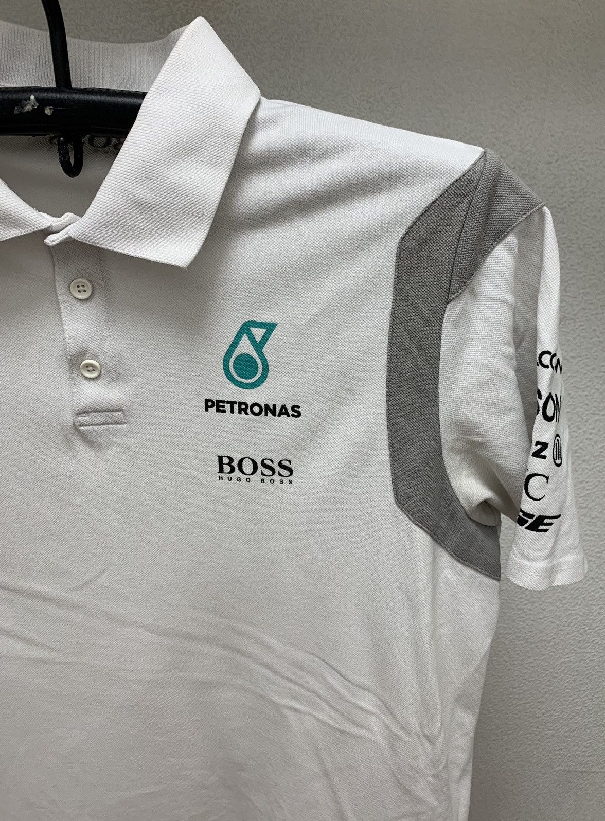 Mercedes-Benz Mercedes Benz Petronas white polo L size Size US L / EU 52-54 / 3 - 5 Thumbnail