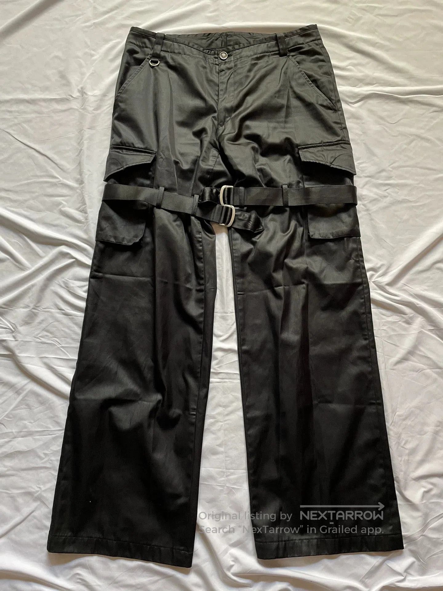 Jean Paul Gaultier black bondage trousers by jean paul gaultier. Size US 40 / EU 56 - 1 Thumbnail