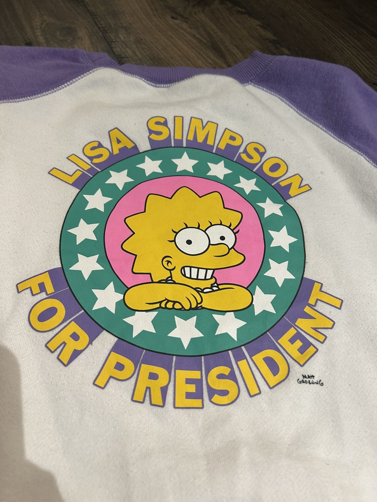 The Simpsons × Vans LISA FOR PRESIDENT CREWNECK Size M / US 6-8 / IT 42-44 - 3 Thumbnail