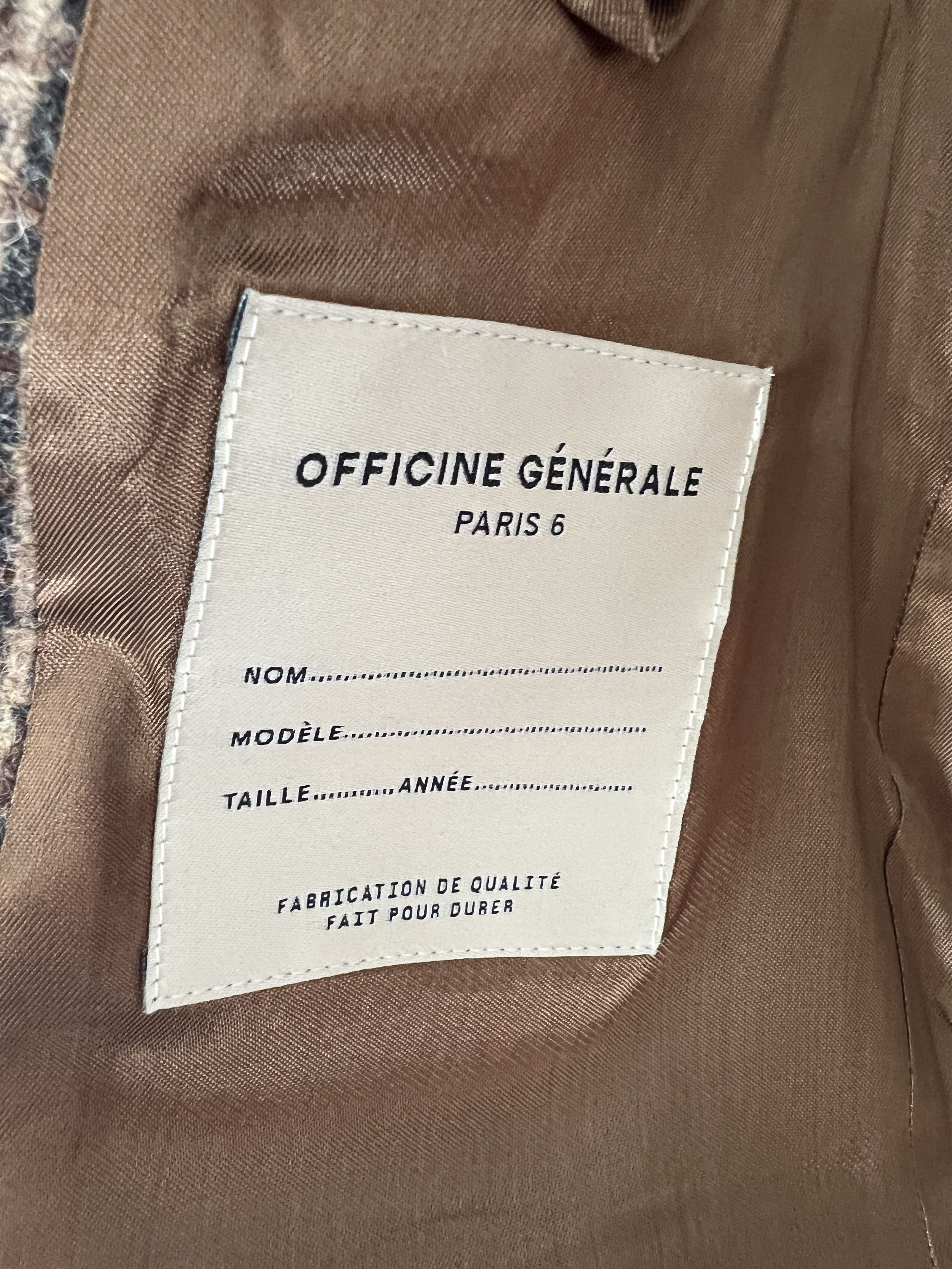 Officine Generale Officine Generale Houndstooth Wool-Blend Sportcoat NWT Size 36S - 10 Thumbnail
