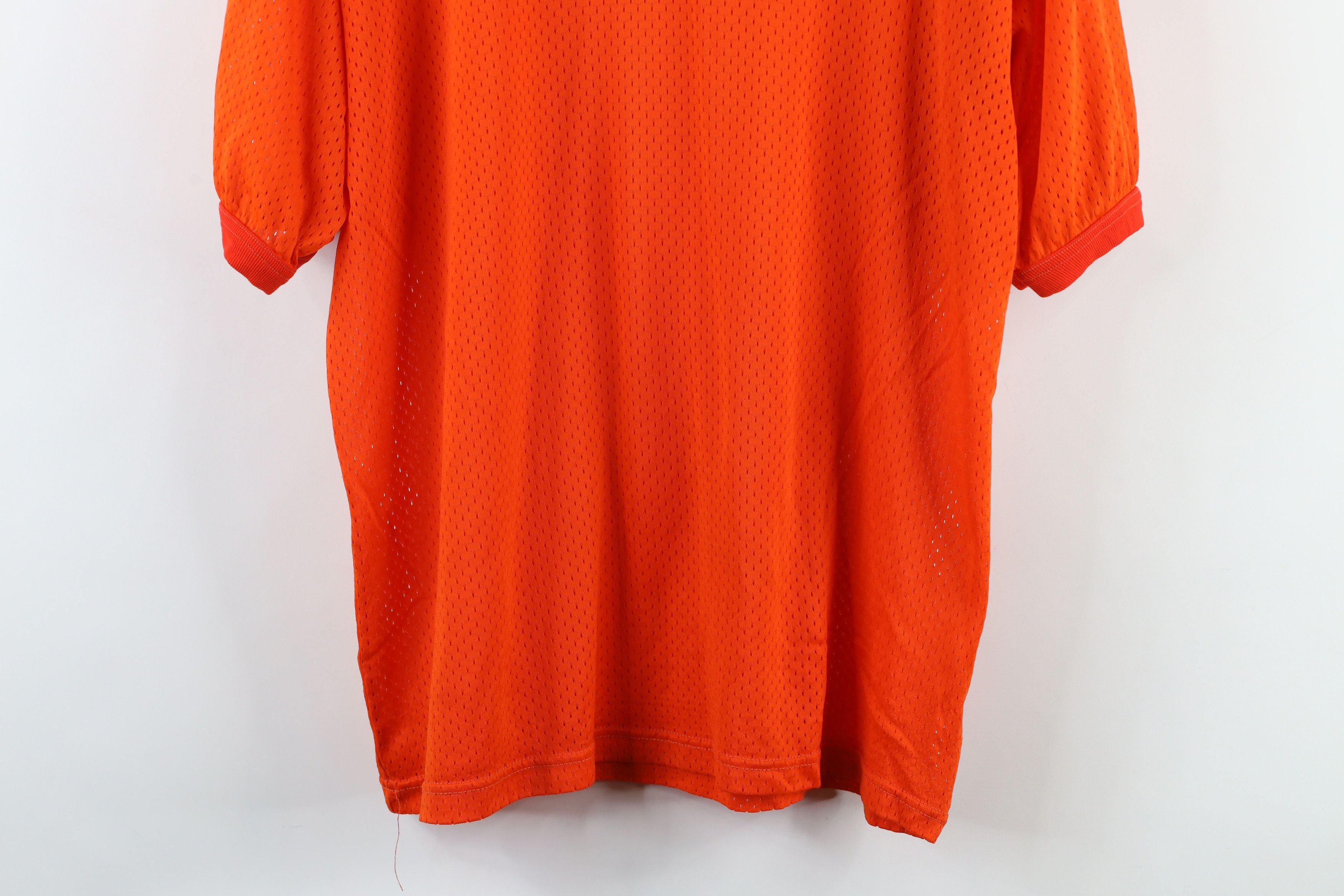 Vintage Vintage 70s Out Basketball Mesh Ringer T-Shirt Orange USA Size US XL / EU 56 / 4 - 3 Thumbnail
