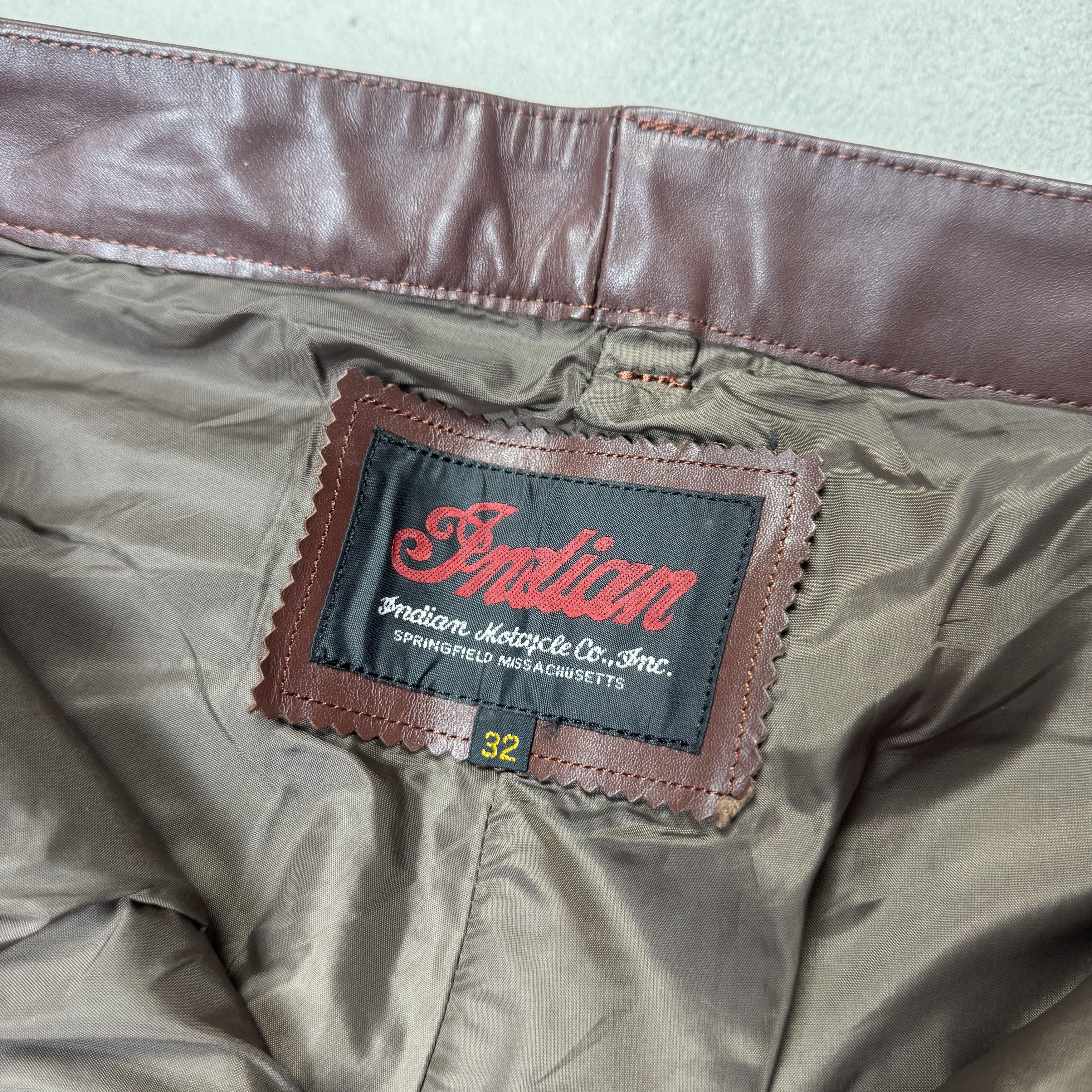 Indian Motorcycle Indian Motorcycle Cowhide Leather Pants Size US 32 / EU 48 - 7 Thumbnail