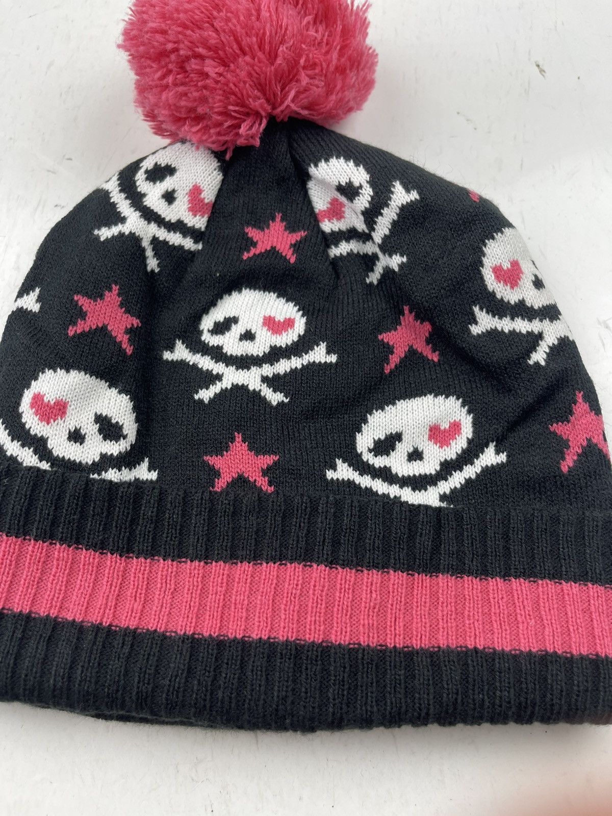 Japanese Brand multiple skulls beanie hat tc44 Size ONE SIZE - 4 Thumbnail