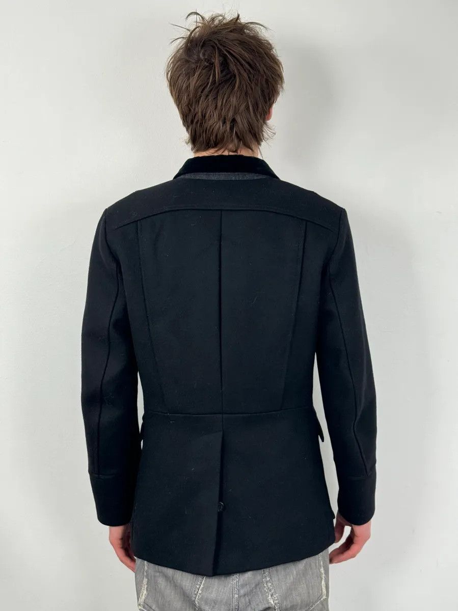 Gucci AW2013 Gucci Black Buttoned Classy Wool Officer Coat Size US M / EU 48-50 / 2 - 4 Thumbnail
