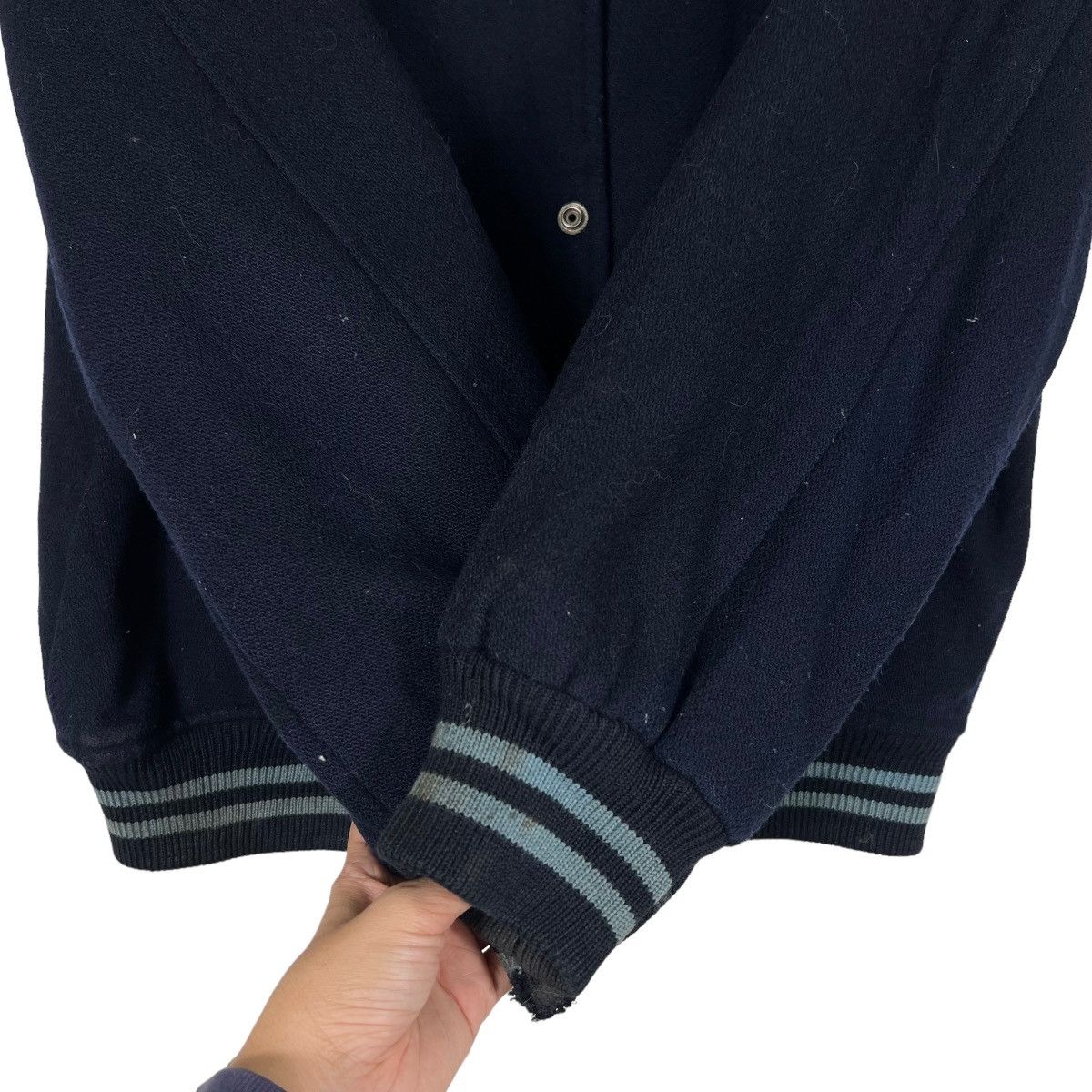 Japanese Brand 🔥 VINTAGE GQ FORD VARSITY BOMBER JACKET Size US L / EU 52-54 / 3 - 12 Thumbnail