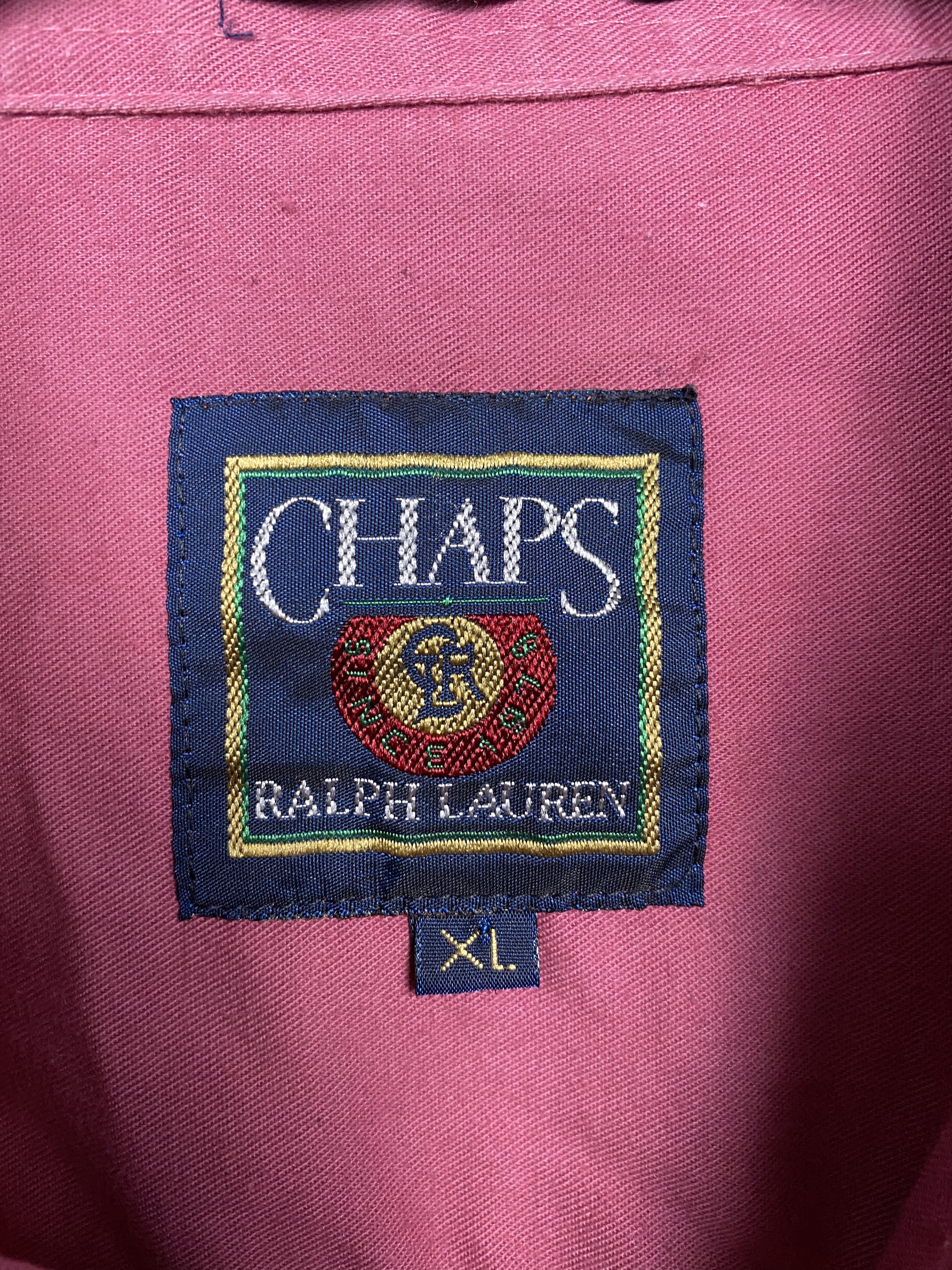 Chaps Ralph Lauren Chaps Polo Ralph Lauren 90s Vintage Mens Heavy Cotton Shirt Size US XL / EU 56 / 4 - 5 Thumbnail