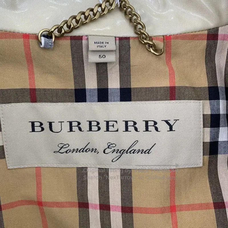 Burberry Burberry Brown Cotton Womens Trench Coat. Size L / US 10 / IT 46 - 6 Thumbnail