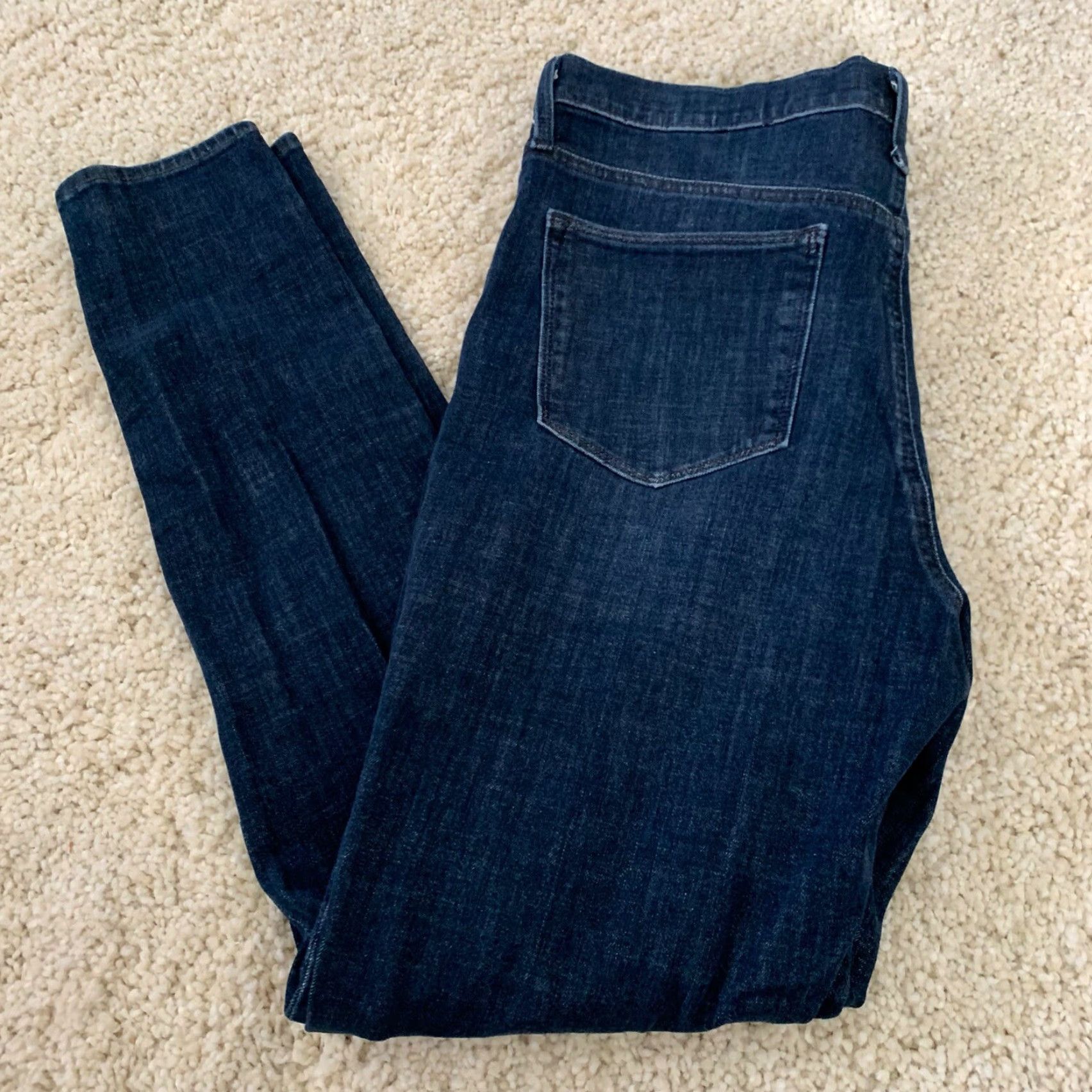 Gap GAP DENIM Jeans Womens 33T Tall TRUE SKINNY Stretch Dark Indigo Size 24" / US 00 / IT 34 - 7 Thumbnail
