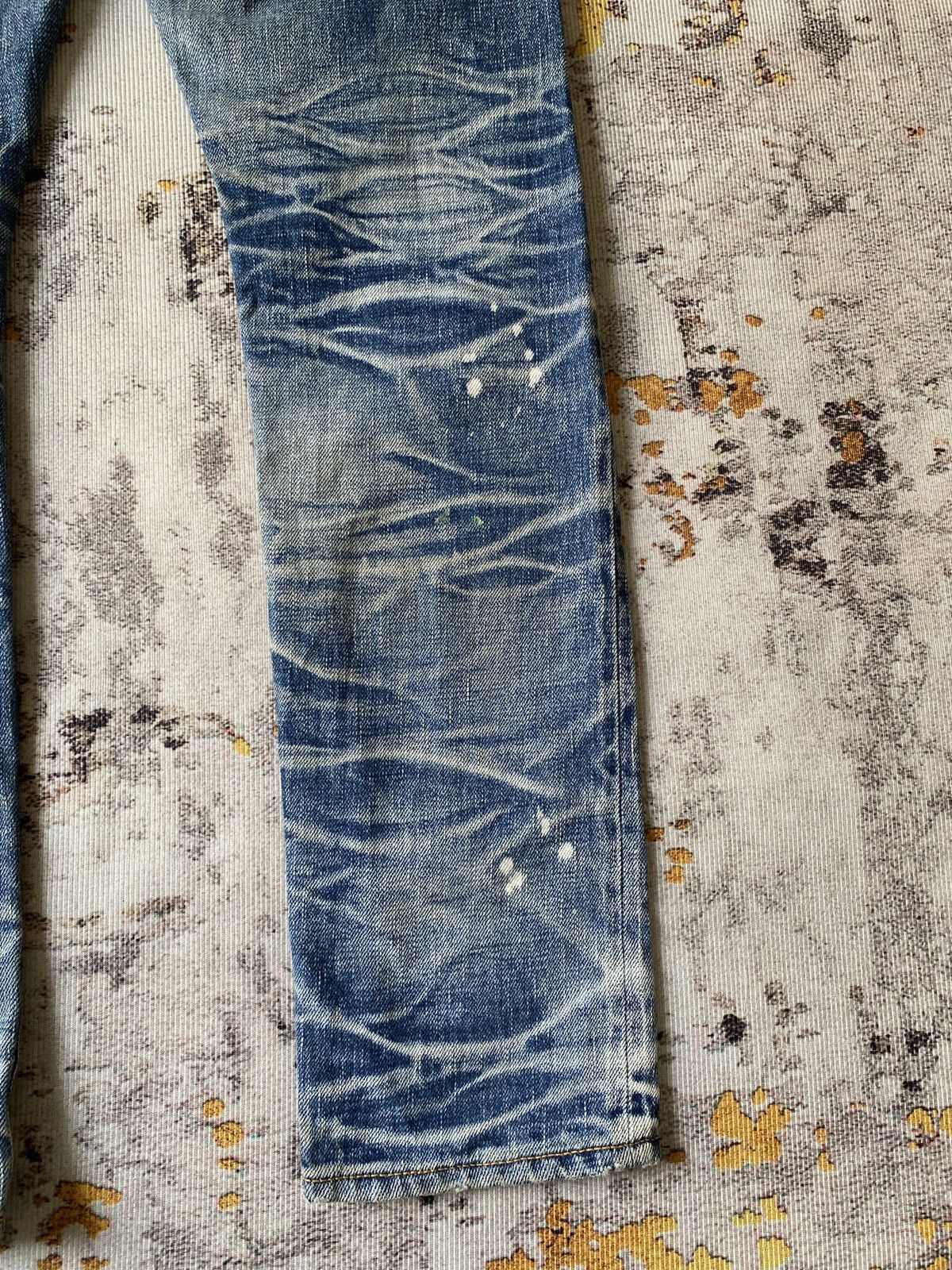 Japanese Brand Double Standard Clothing Japan Distressed Honeycomb Selvedge Size US 30 / EU 46 - 13 Thumbnail