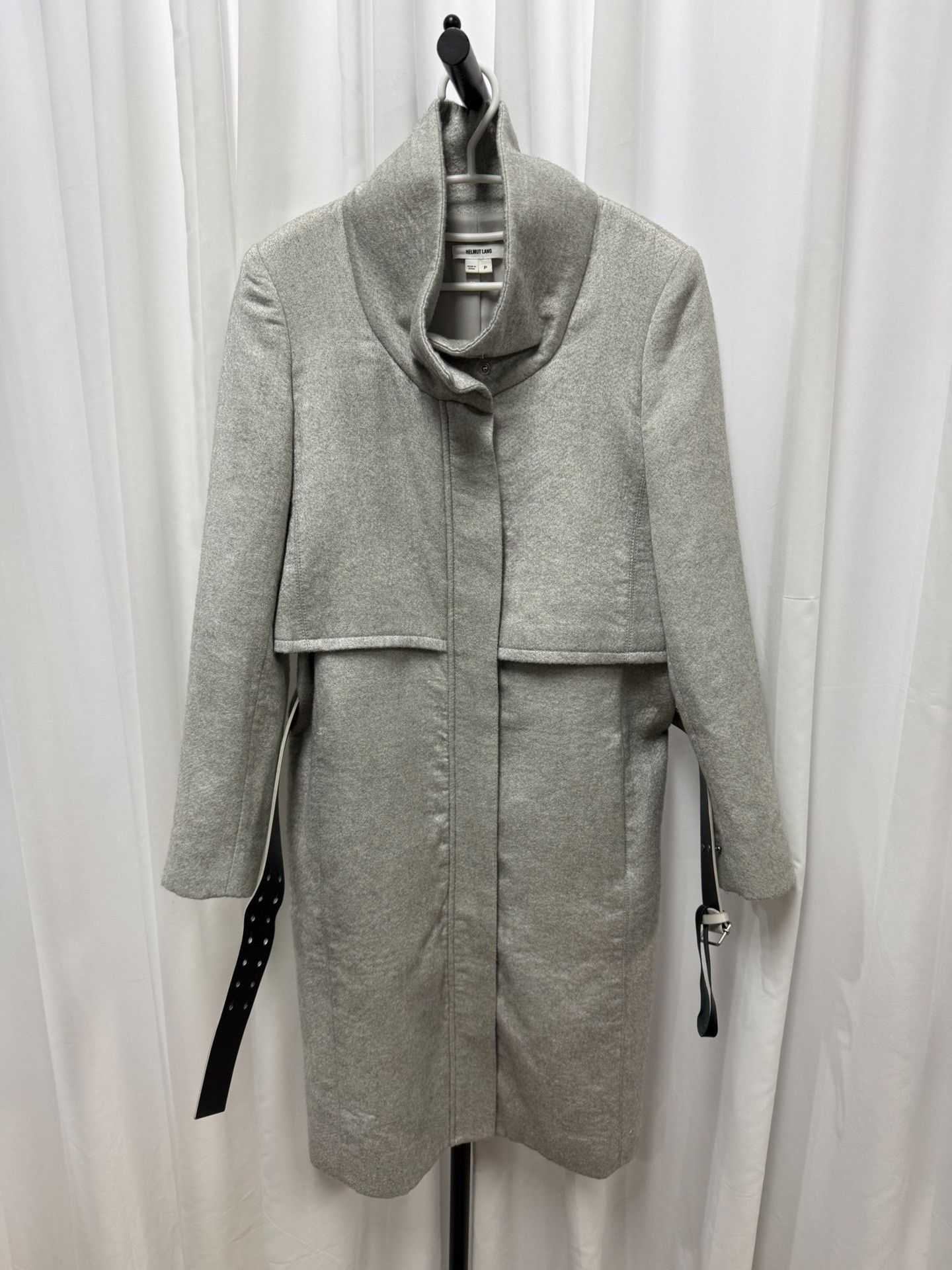 Helmut Lang Helmut Lang Double-Layer Collar Wool Coat Size US M / EU 48-50 / 2 - 1 Thumbnail