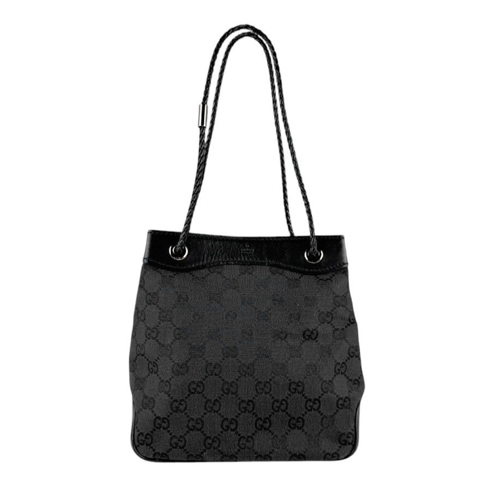 Gucci Gucci Shoulder Bag GG Canvas 153010 Black Women's | Grailed