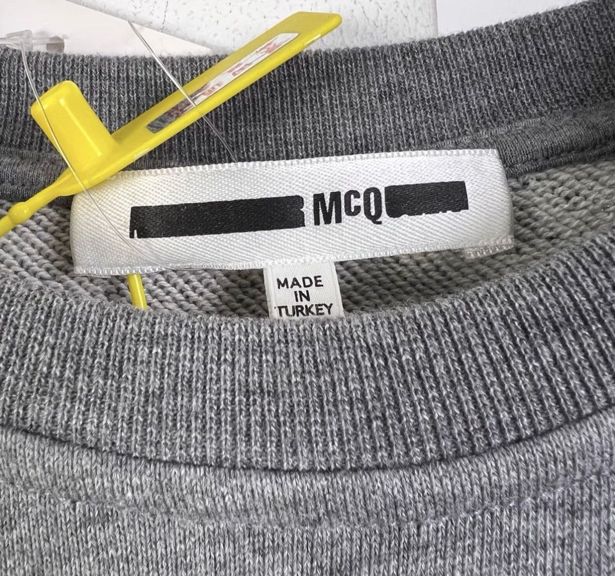 Alexander Wang Alexander McQueen Gray Swallow Flocked Dress K12 Size XXS / US 00 / IT 34 - 3 Thumbnail