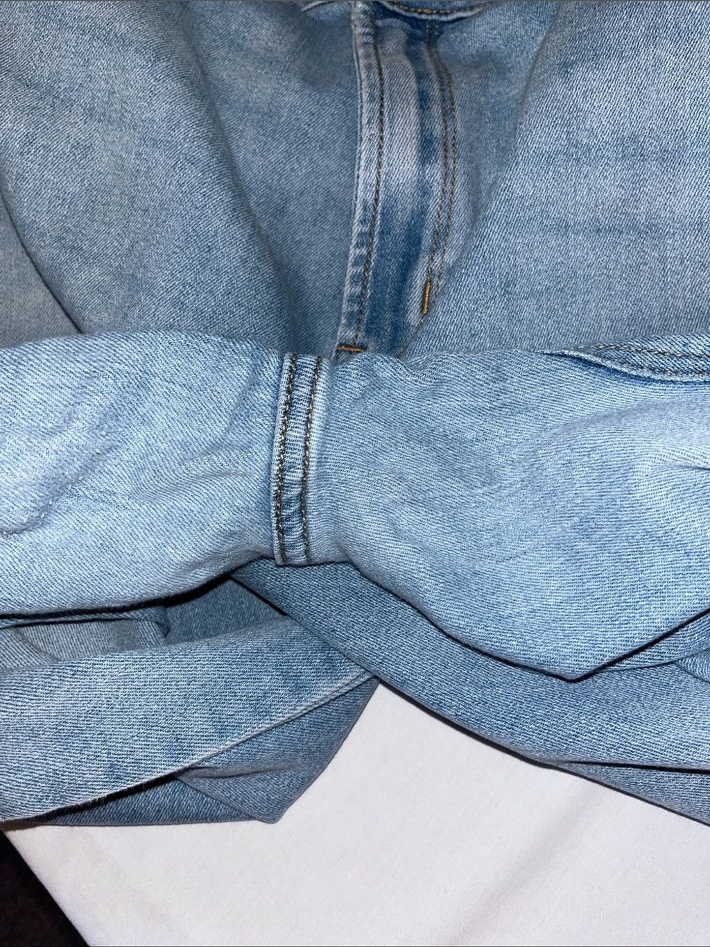 Old Navy Old Navy women’s Light Blue distressed Bootcut Jeans Size 38" / US 16 / IT 52 - 4 Thumbnail