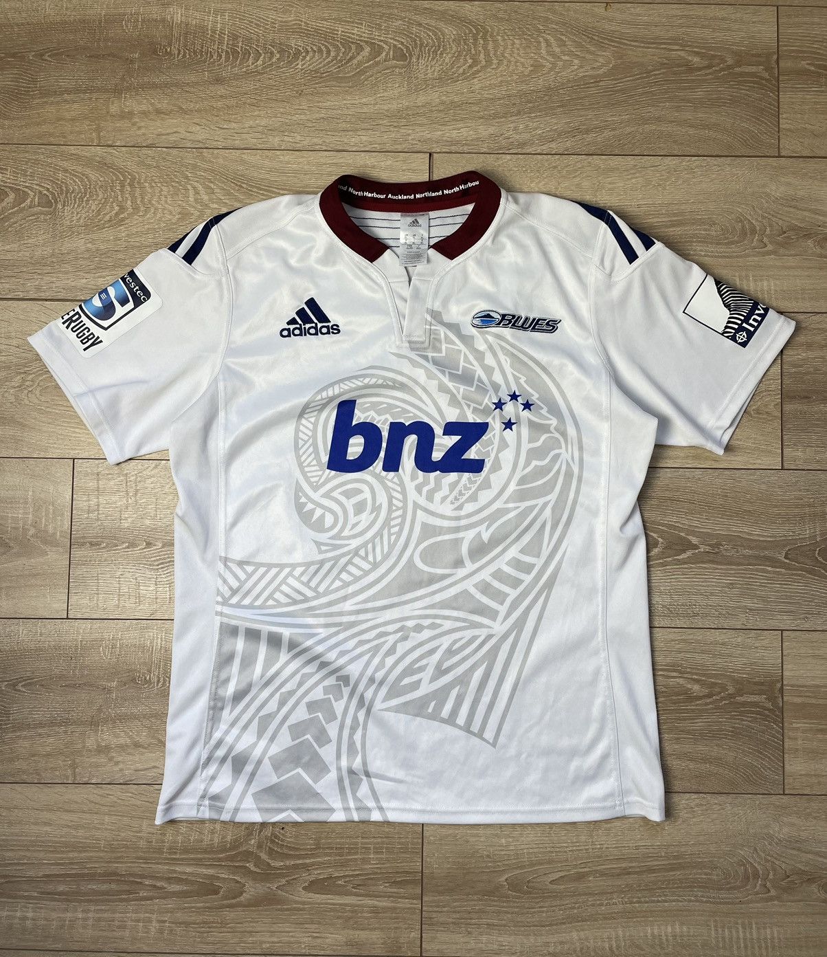 Adidas Blues Auckland Super Rugby away men shirt jersey 2013Adidas Size US XL / EU 56 / 4 - 1 Thumbnail