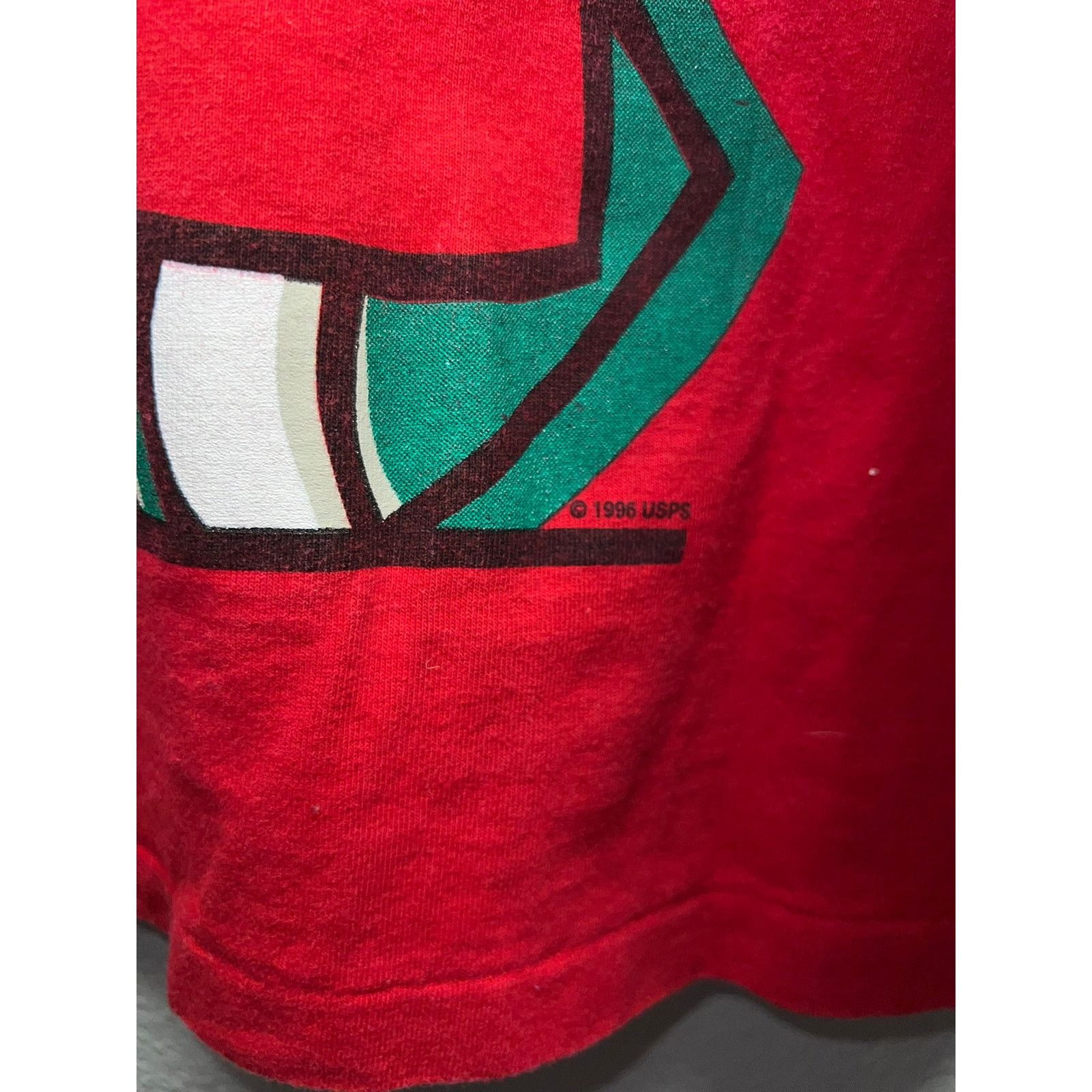 Vintage 1996 Vintage Christmas Tree Star Family Red Shirt 90s VTG XL Size US XL / EU 56 / 4 - 5 Thumbnail