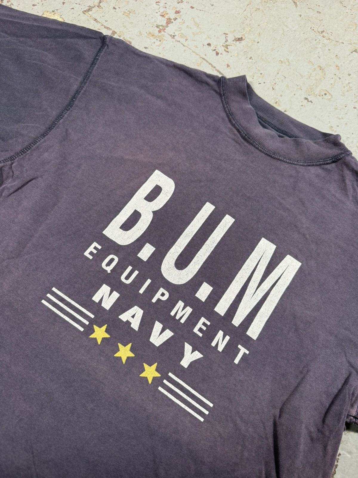 Vintage Crazy Vintage BUM Navy Longsleeve Tee Size US S / EU 44-46 / 1 - 2 Thumbnail