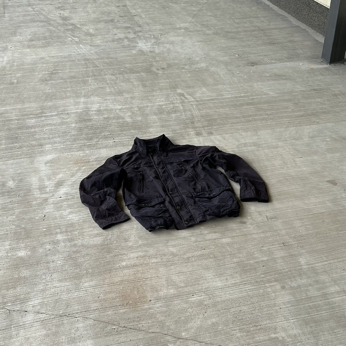 Giorgio Armani Armani Jeans Vintage Nylon Multi Pocket Jacket Size US L / EU 52-54 / 3 - 3 Thumbnail