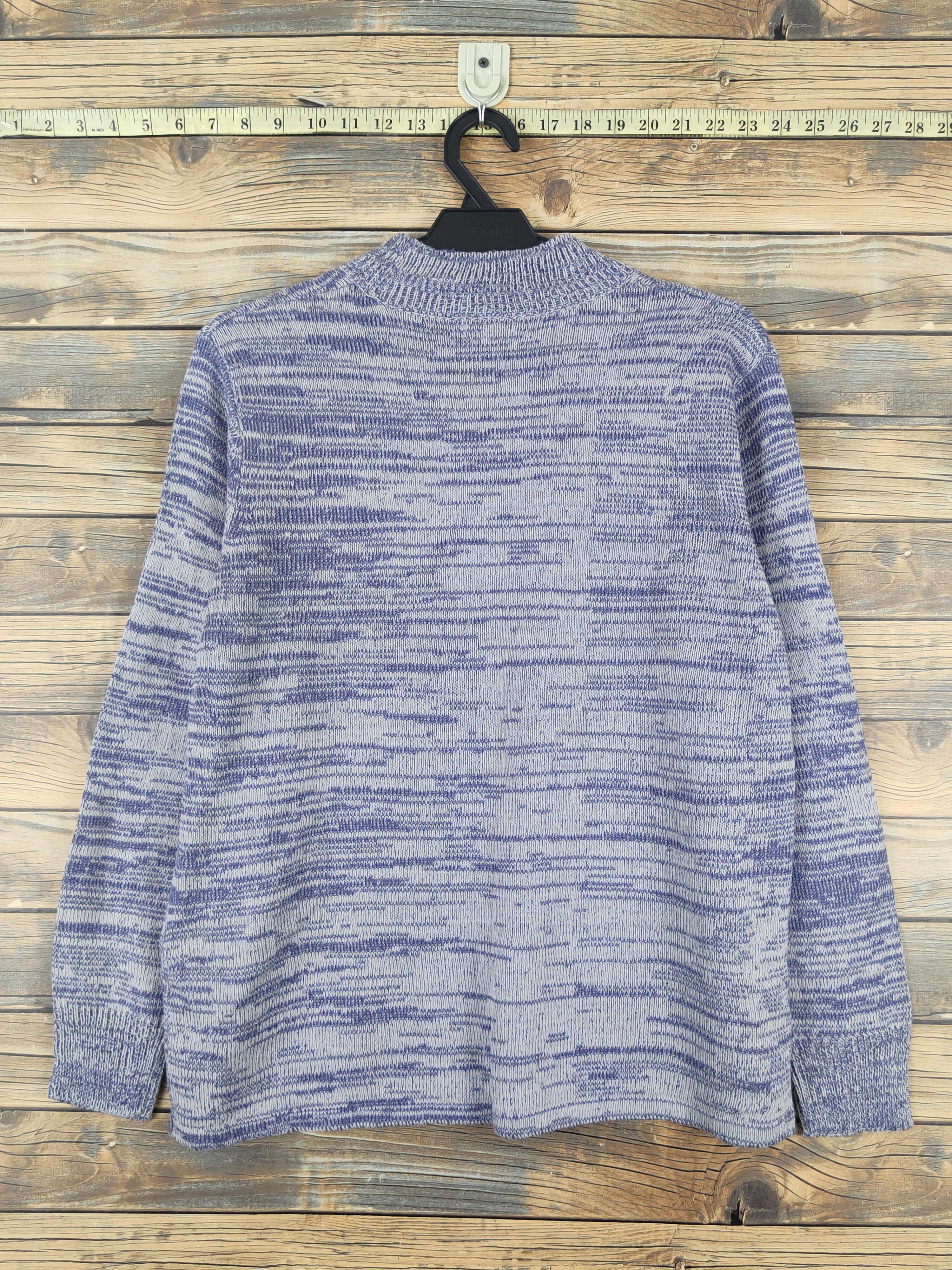 Japanese Brand Ventviolet Blue Gray Knitwear Sweatshirts #W1095 Size US M / EU 48-50 / 2 - 7 Thumbnail