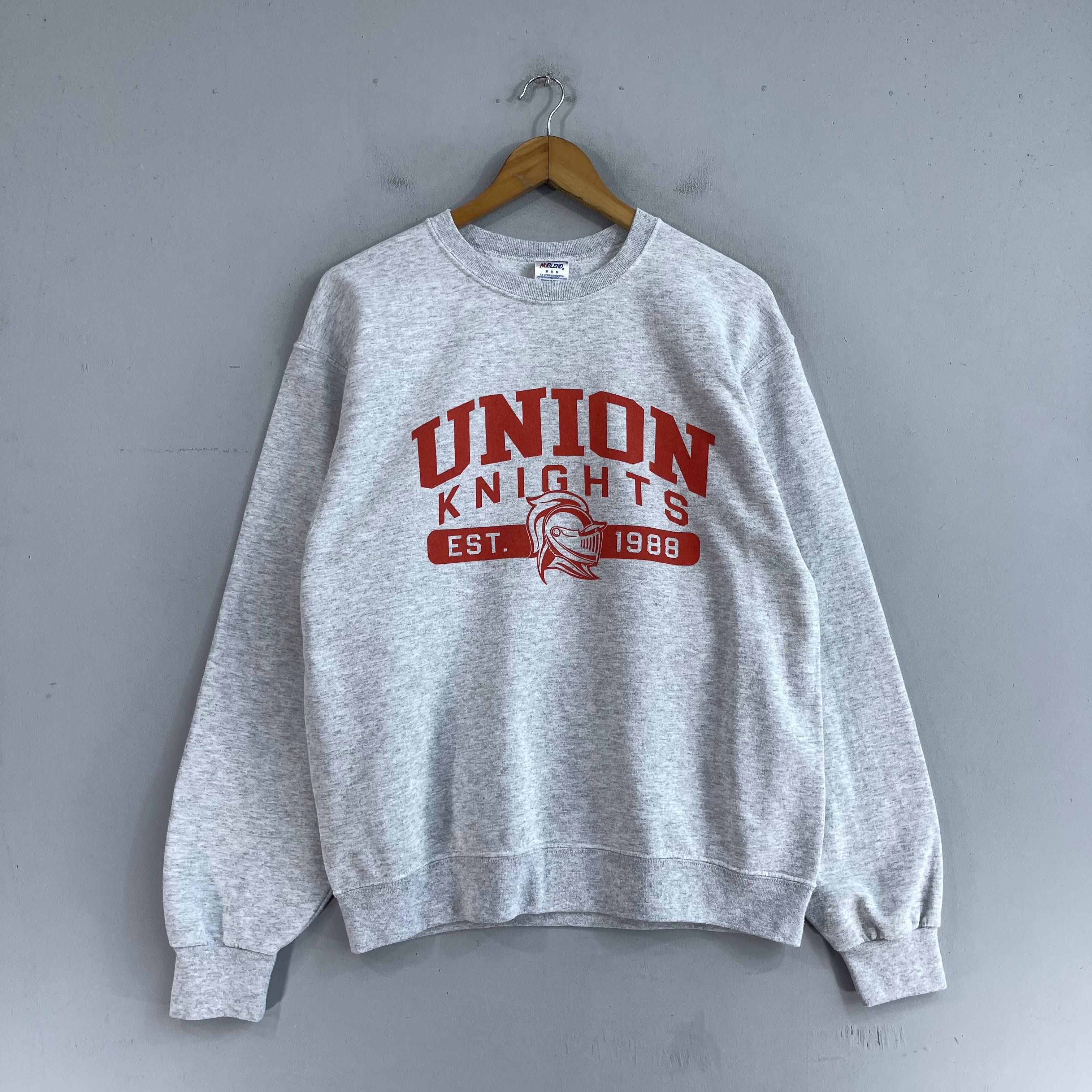 Jerzees × Vintage Vintage UNION KNIGHTS Rugby Spellout Printed Sweatshirt Size US M / EU 48-50 / 2 - 3 Thumbnail
