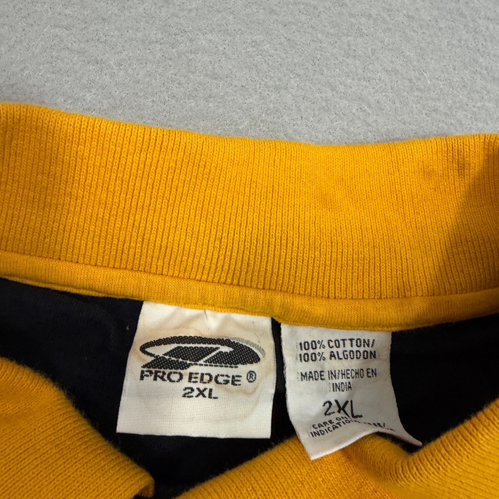 Vintage Vintage Michigan Wolverines Polo Shirt 2XL Blue Yellow 90s Size US XXL / EU 58 / 5 - 5 Thumbnail
