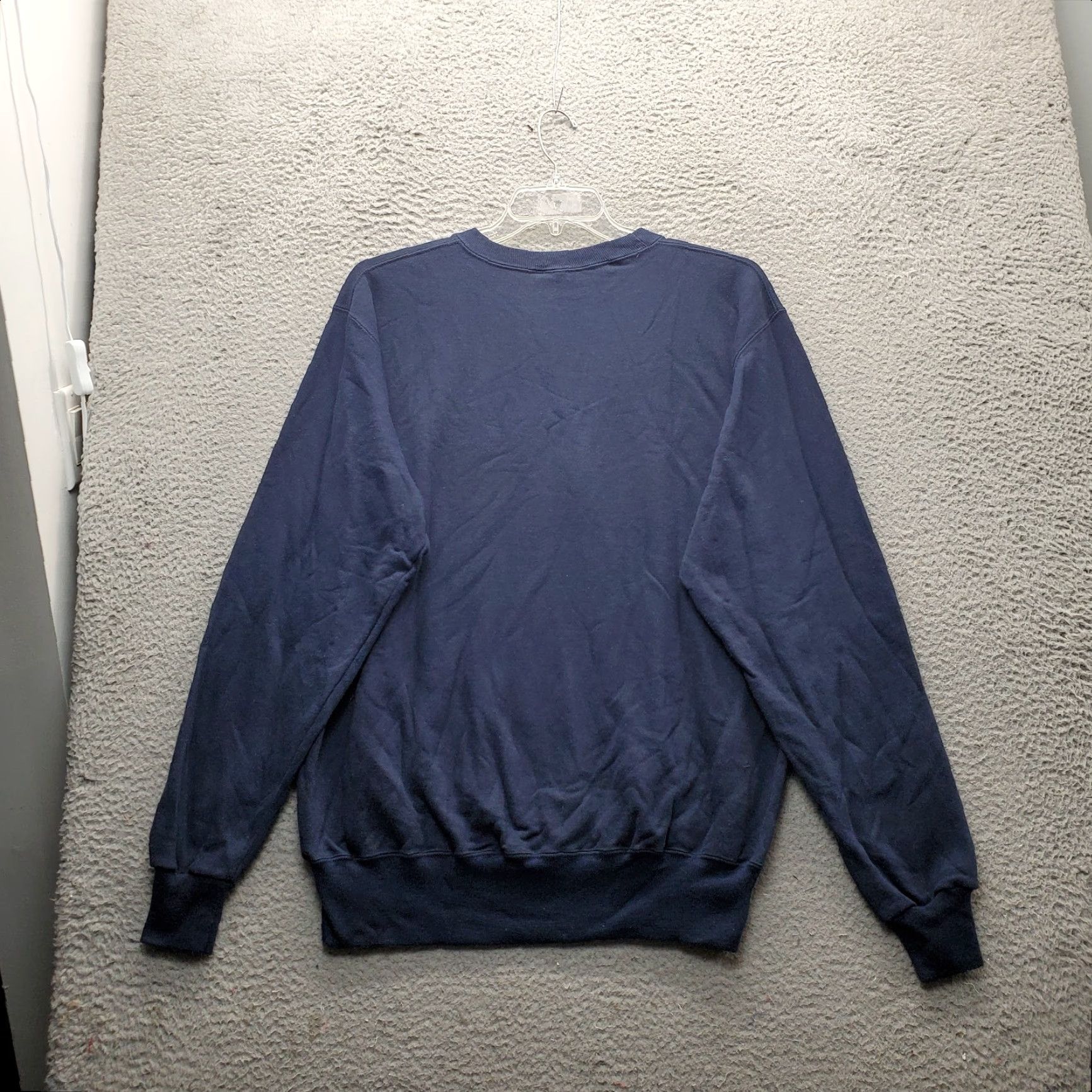 Champion Champion Sweatshirt Mens XXL Navy Embroidered Logo Crew Neck Lined Rib Hem Cotton Vintage: No, Pullover, 2XL, Regular Fit, Outdoor Gym & Training Size US XXL / EU 58 / 5 - 2 Thumbnail