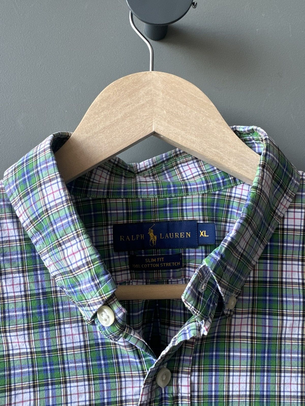 Ralph Lauren Ralph Lauren Cotton Stretch Check Shirt Size XL Size US XL / EU 56 / 4 - 3 Thumbnail