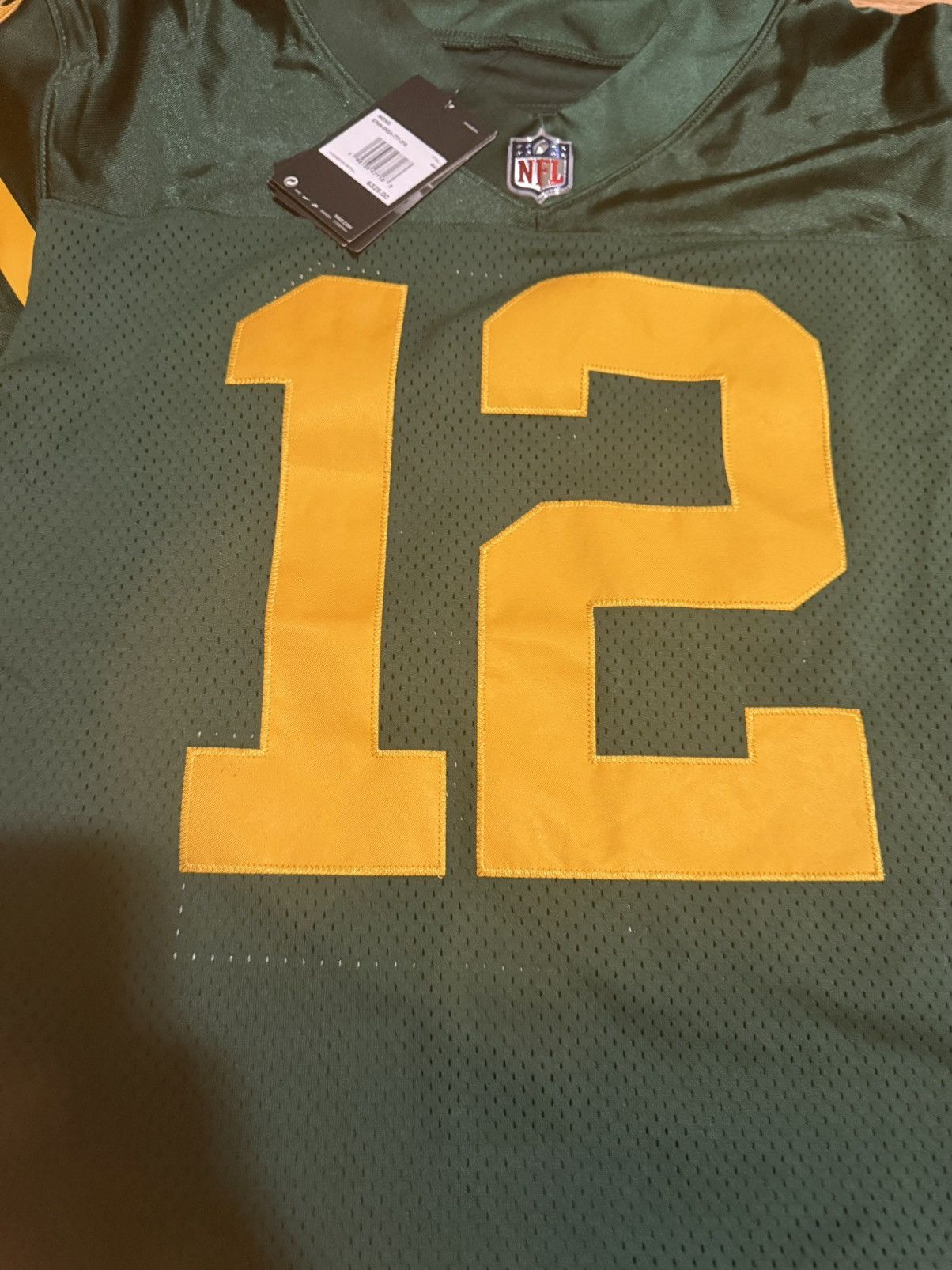 NFL Size 44 Aaron Rodgers GreenBay Packers NikeVaporElite Jersey Size US L / EU 52-54 / 3 - 6 Thumbnail