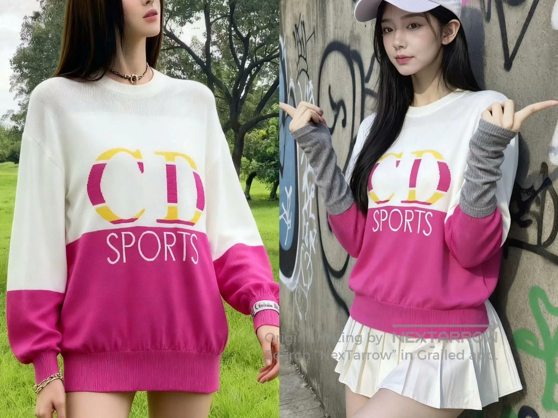 Dior Dior Embroidered Logo Knit Sweater. Size US S / EU 44-46 / 1 - 1 Thumbnail