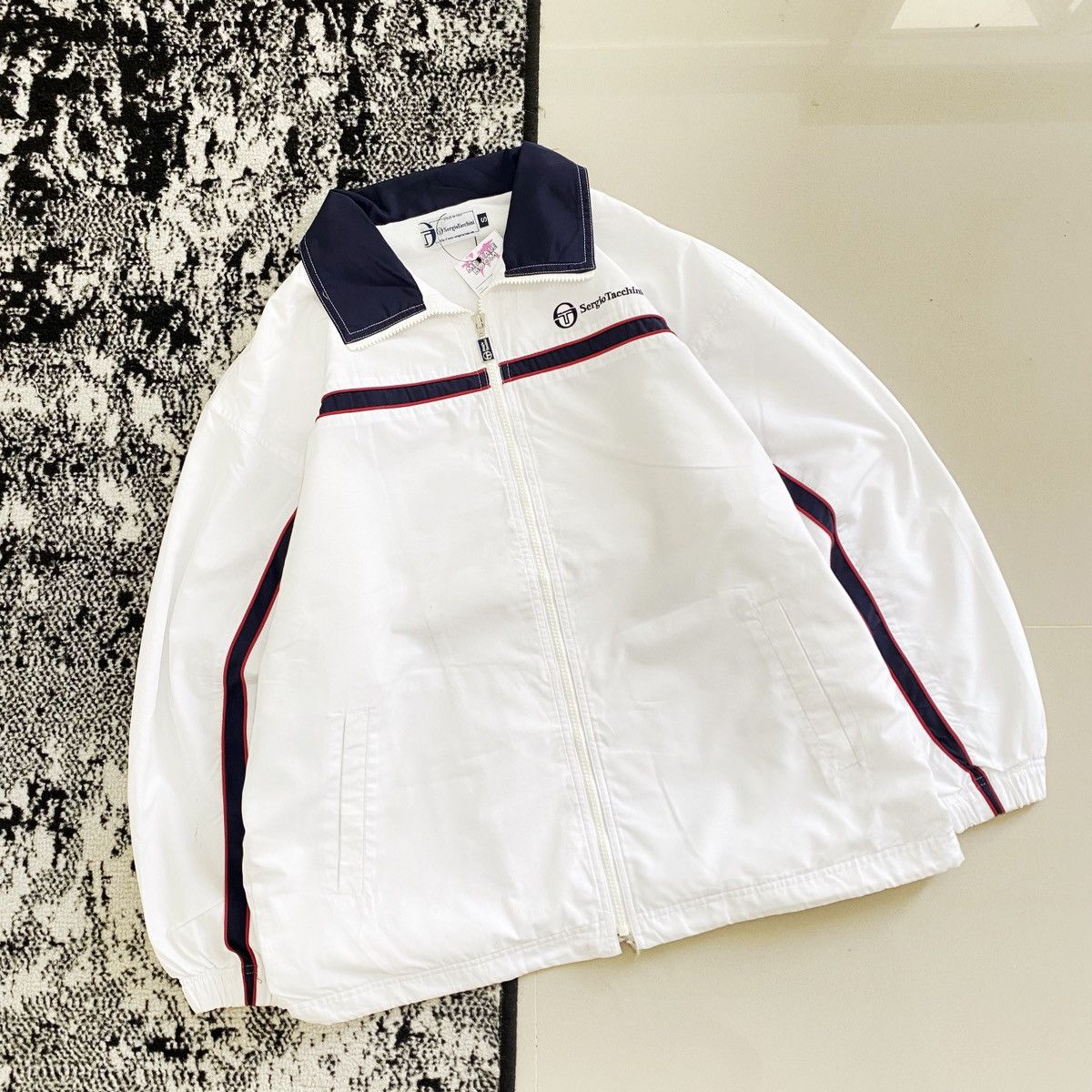 Sergio Tacchini × Vintage Vintage Sergio Tacchini Windbreaker Jacket Size US S / EU 44-46 / 1 - 2 Thumbnail