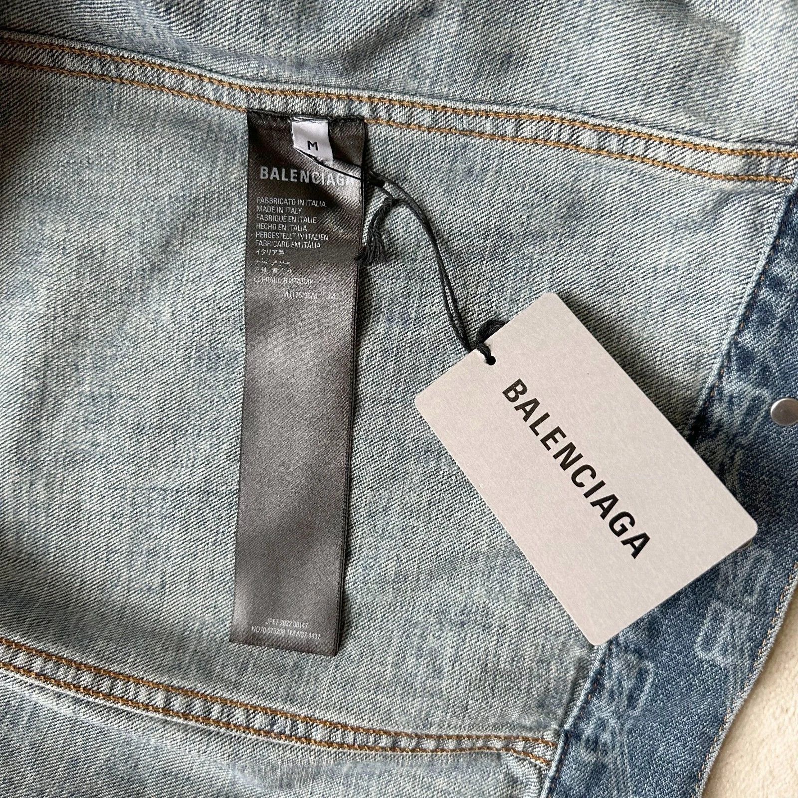 Balenciaga NWT Authentic BALENCIAGA All-Over BB Monogram LOGO JACKET Size US M / EU 48-50 / 2 - 11 Thumbnail
