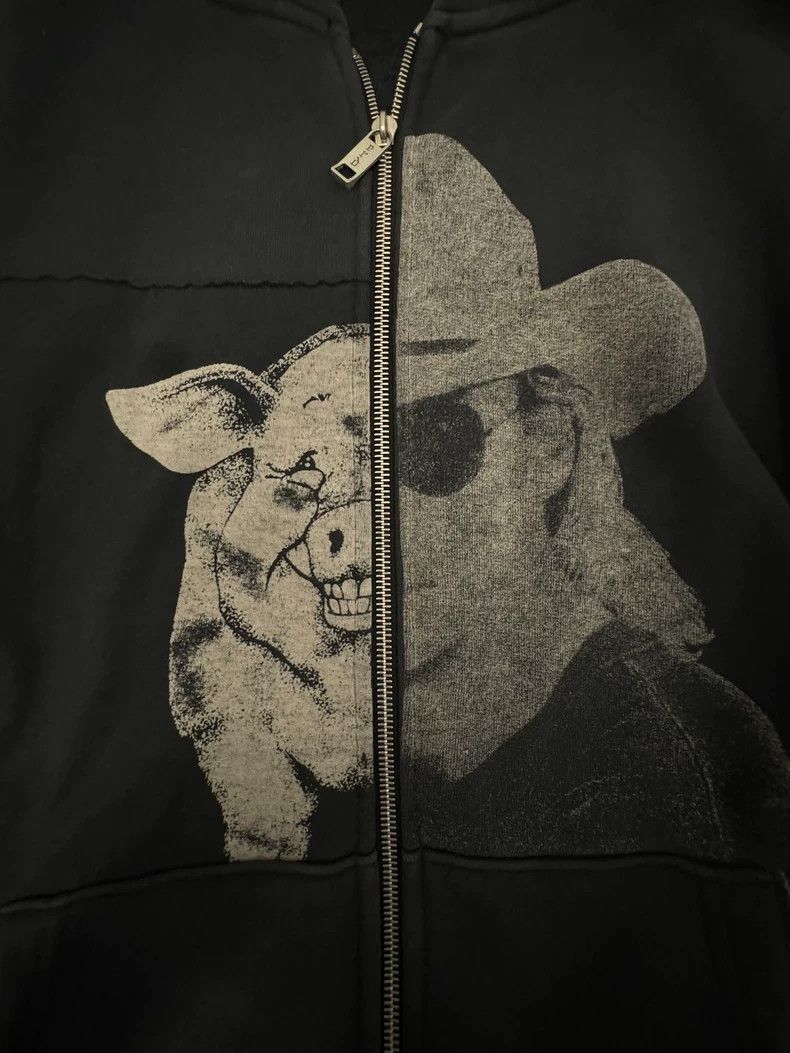 Enfants Riches Deprimes Enfants Riches Deprimes Pig head zipper sweater hoodie-2506 Size US XL / EU 56 / 4 - 3 Thumbnail